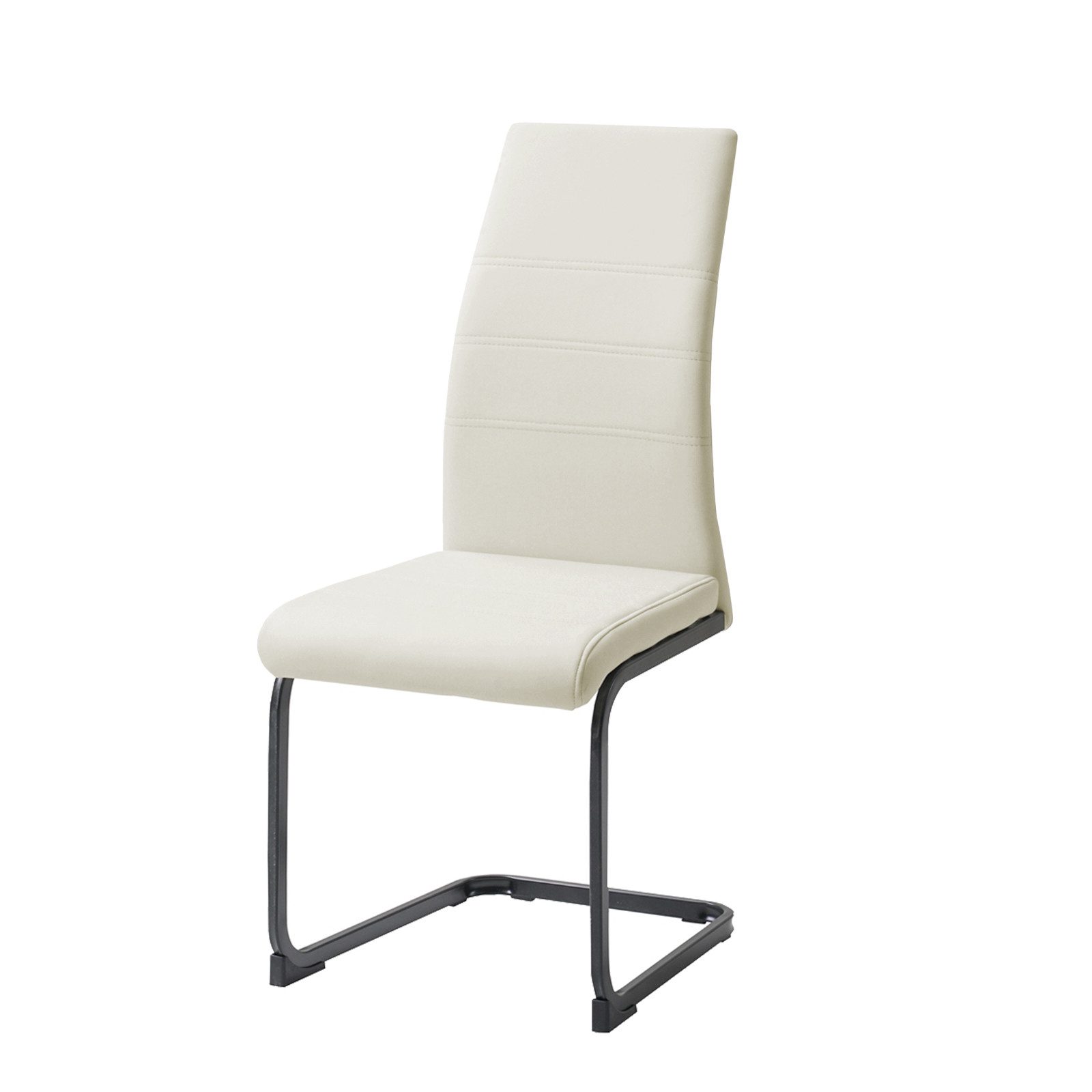 HTI-Living Freischwinger Schwingstuhl SallyP PU Beige günstig online kaufen