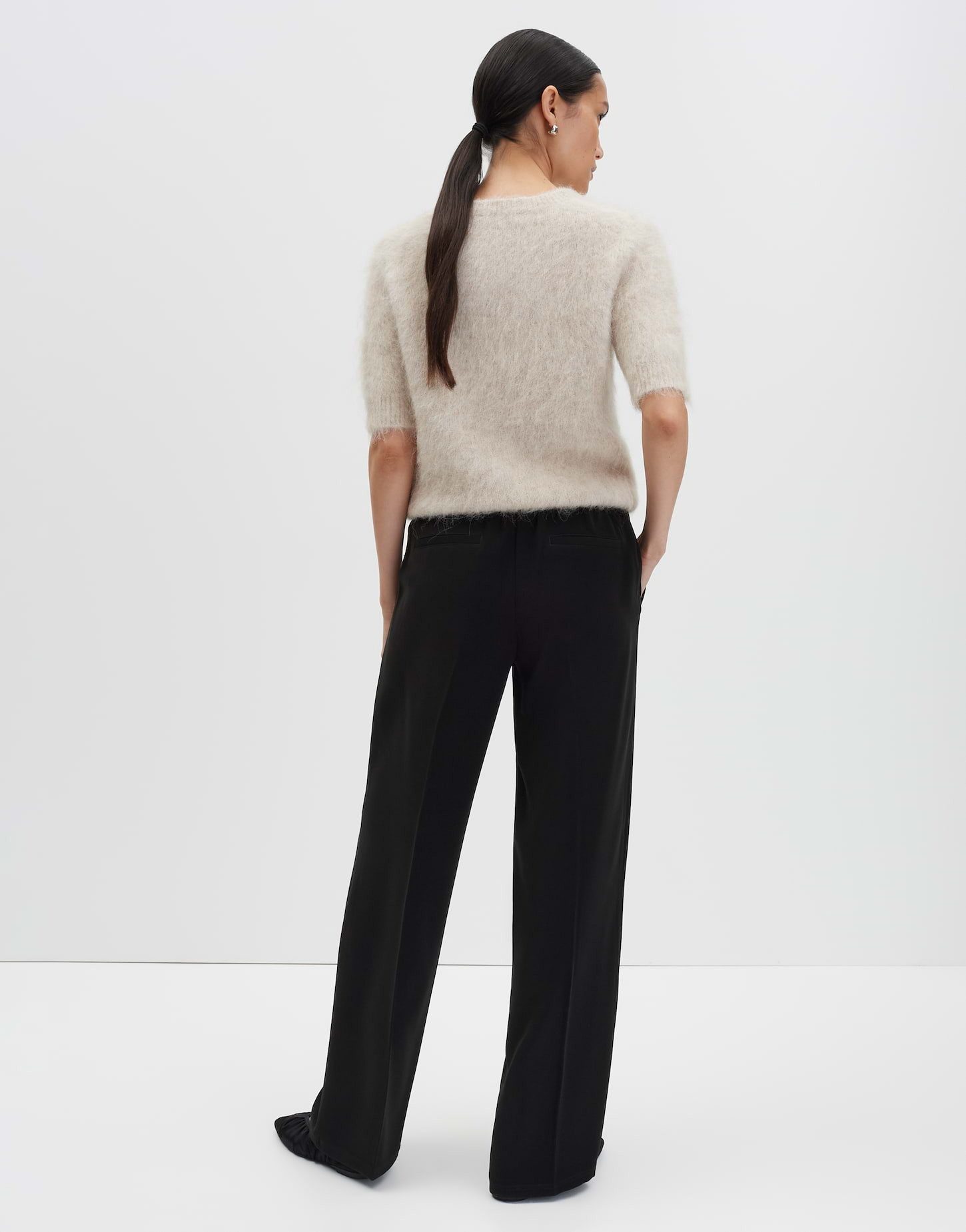 someday Schlupfhose CHARLIE WIDE TECH mit geradem Bein Mid Rise, Long, Wide Fit