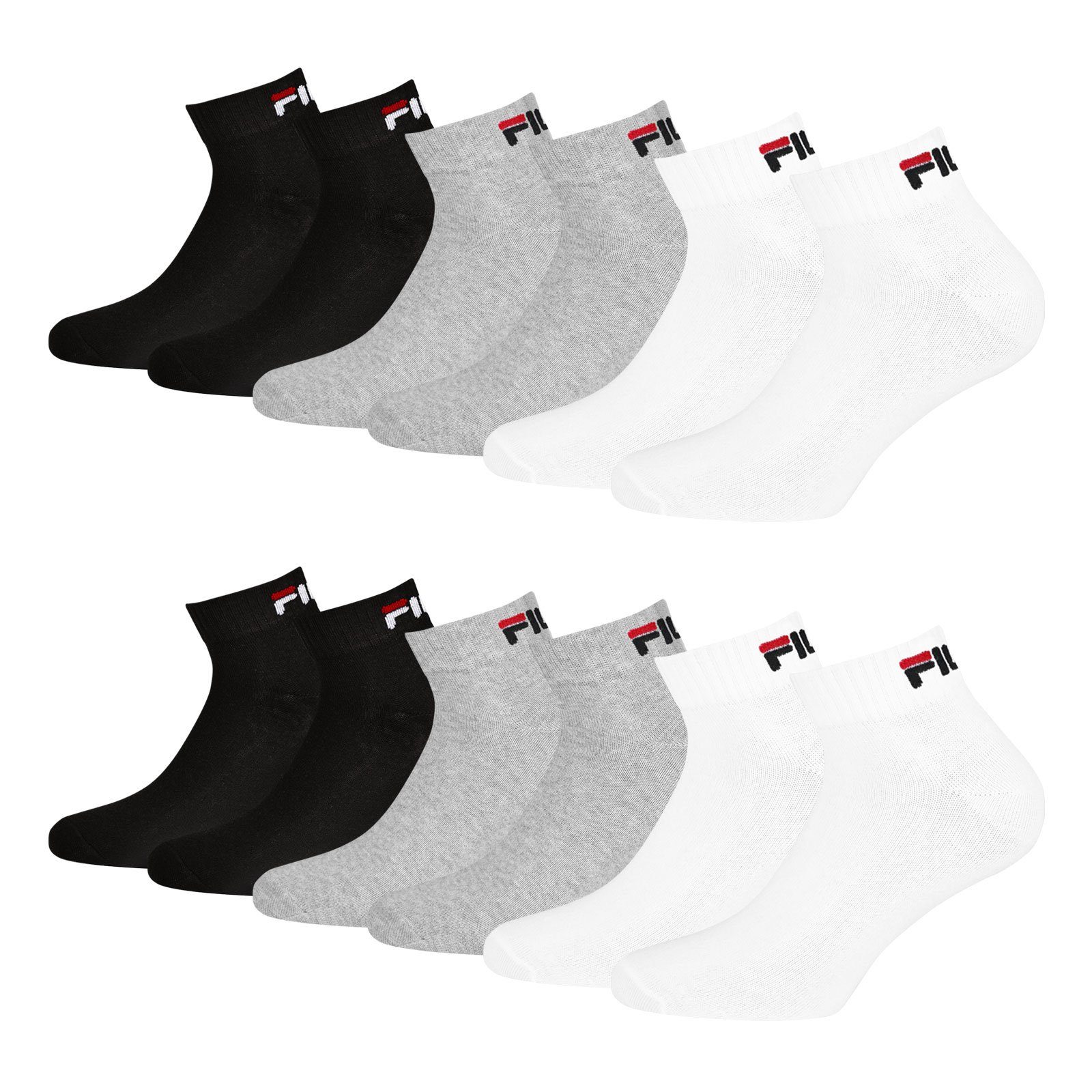 Fila Sportsocken Quarter Socken (6-Paar) mit günstig online kaufen