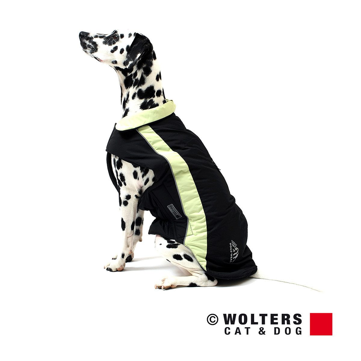 Wolters Hundemantel Skijacke Dogz Wear schwarz/lime