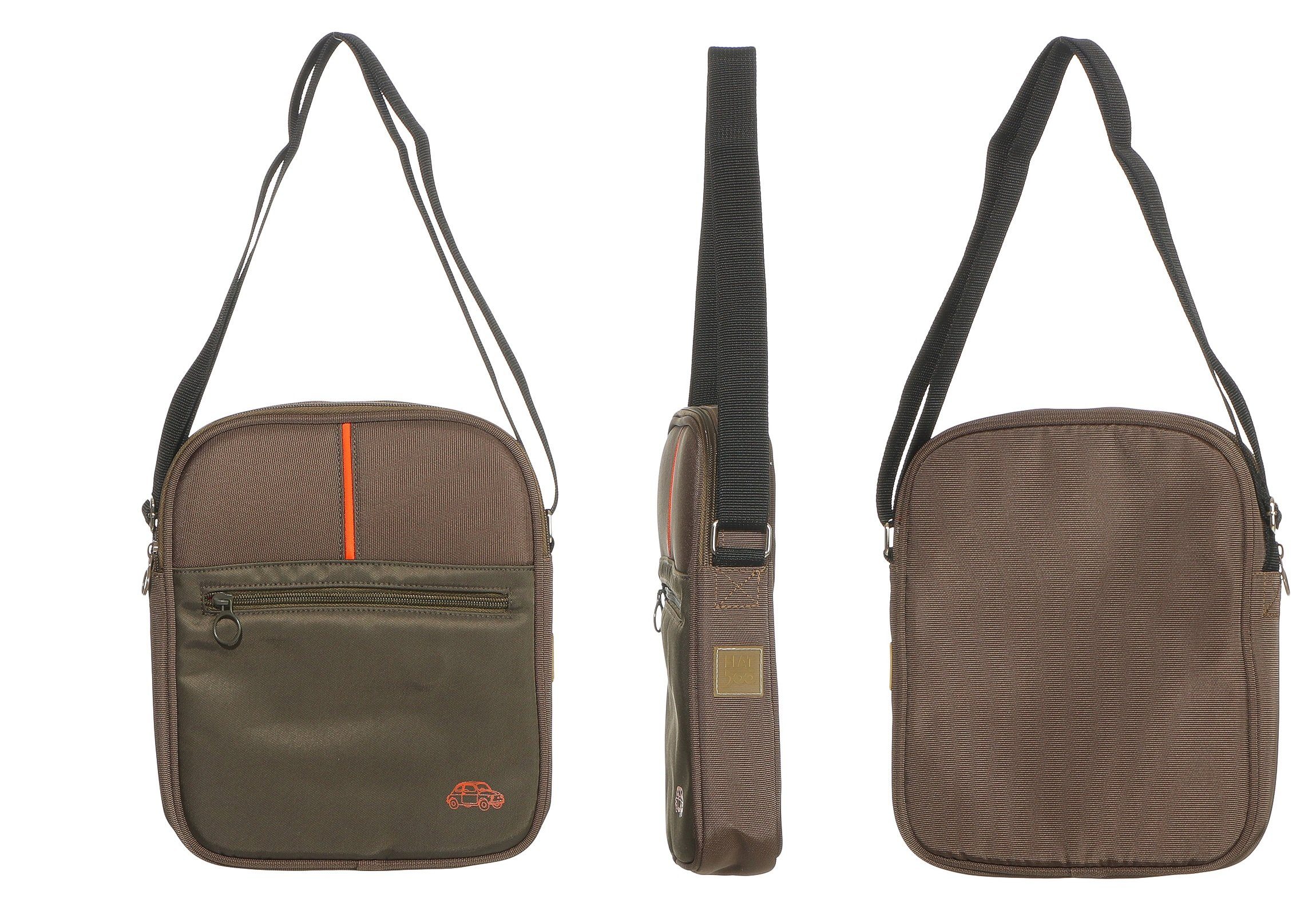 Schultertasche Fiat 500 Tasche Umhängetasche Schultertasche Handtasche Farbe: kaki