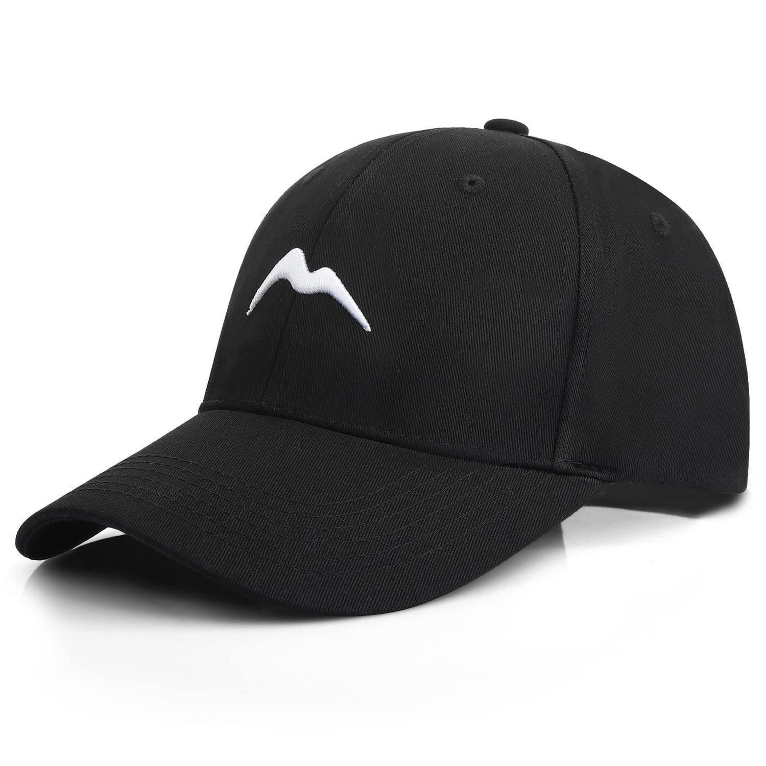 LuxusKollektion Baseball Cap Cap Herren Damen Baumwolle Verstellbar Baseball Stickerei L-XL Schwarz
