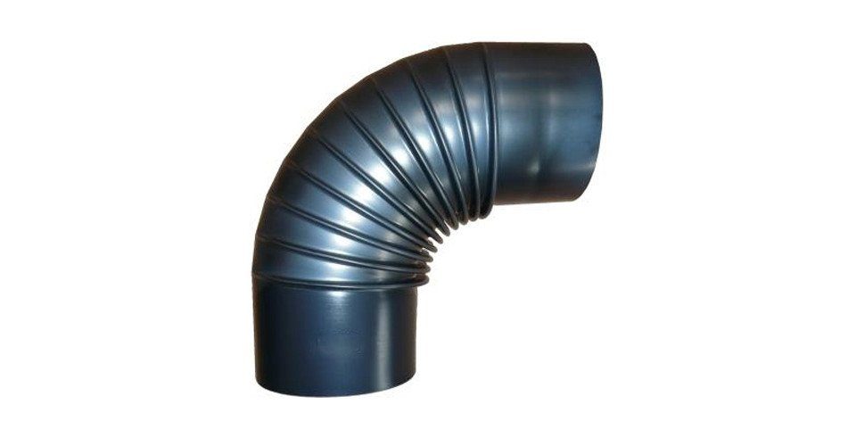 Firefix Ofenrohr FireFix Ofenrohrbogen 90°, Ø 120 mm, gebläut günstig online kaufen