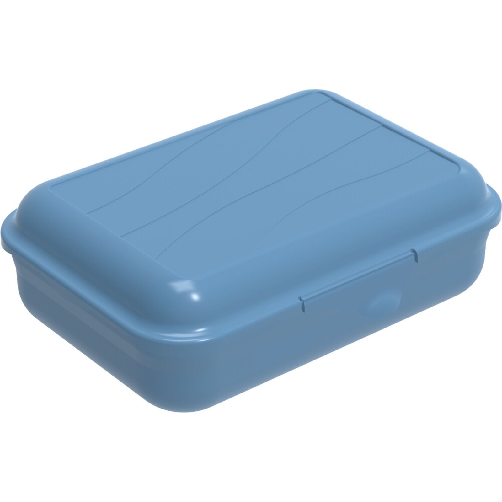 ROTHO Lunchbox ROTHO Vesperbox Fun 0,9 l horizon blue – Lunchbox mit Trennwänden, Kunststoff