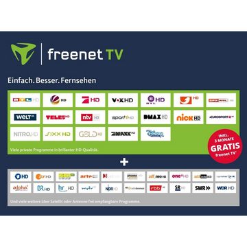 Digitalbox T2 IR Plus DVB-T2 Receiver freenet TV Entschlüsselungssystem DVB-T2 HD Receiver (USB PVR Ready, TimeShift)