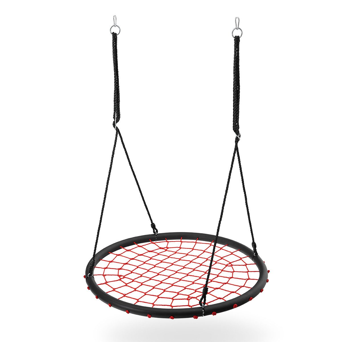 Nestschaukel Runde Schaukel 100cm Durchmesser Rot Outdoor