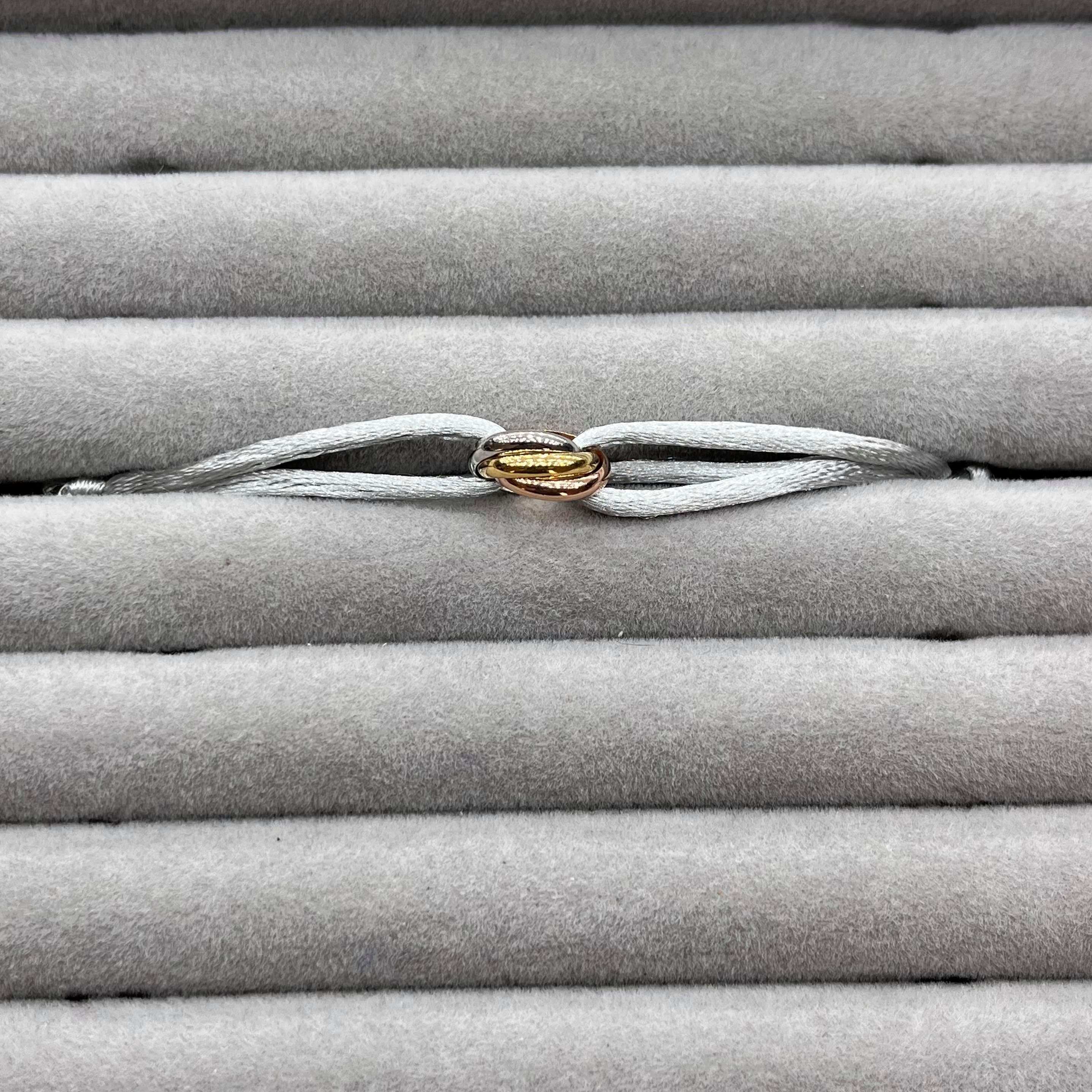 DC JEWELRY Armband Trinitiy Armband Tricolor 925 Silver Silberschmuck für Damen & Herren mehr