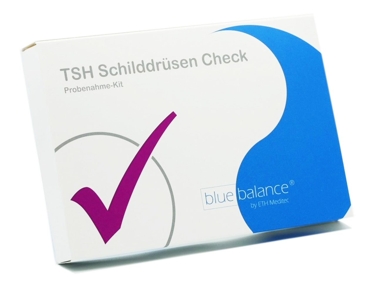 Blutzucker-Teststreifen blue balance® TSH Schilddrüsen Test, Selbsttest mit Laboranalyse