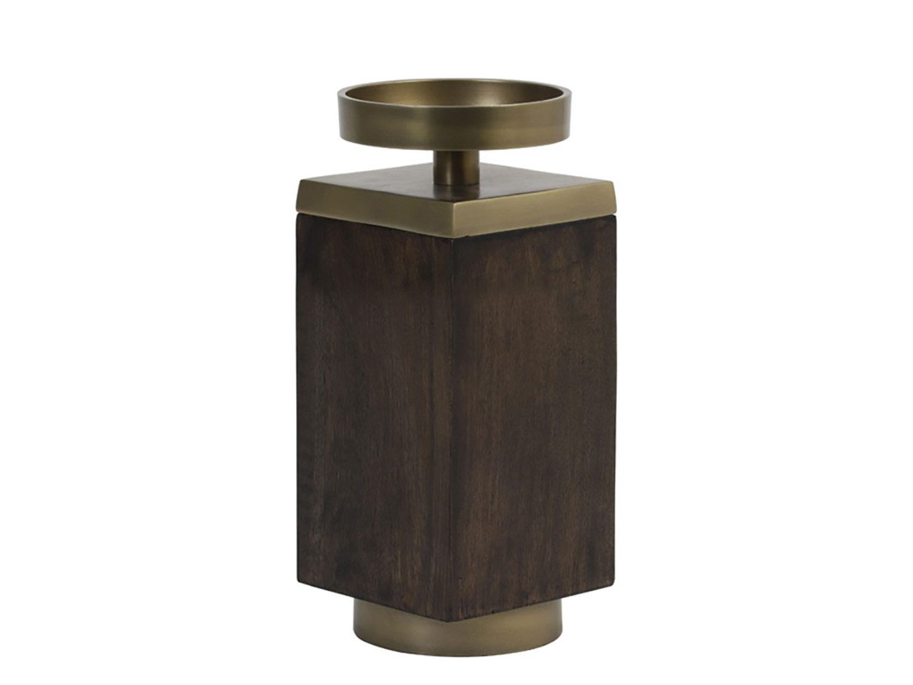 Light & Living Kerzenhalter Kerzenständer BURATA Light & Living Kerzenhalter 12x12x28 Braun/Bronze