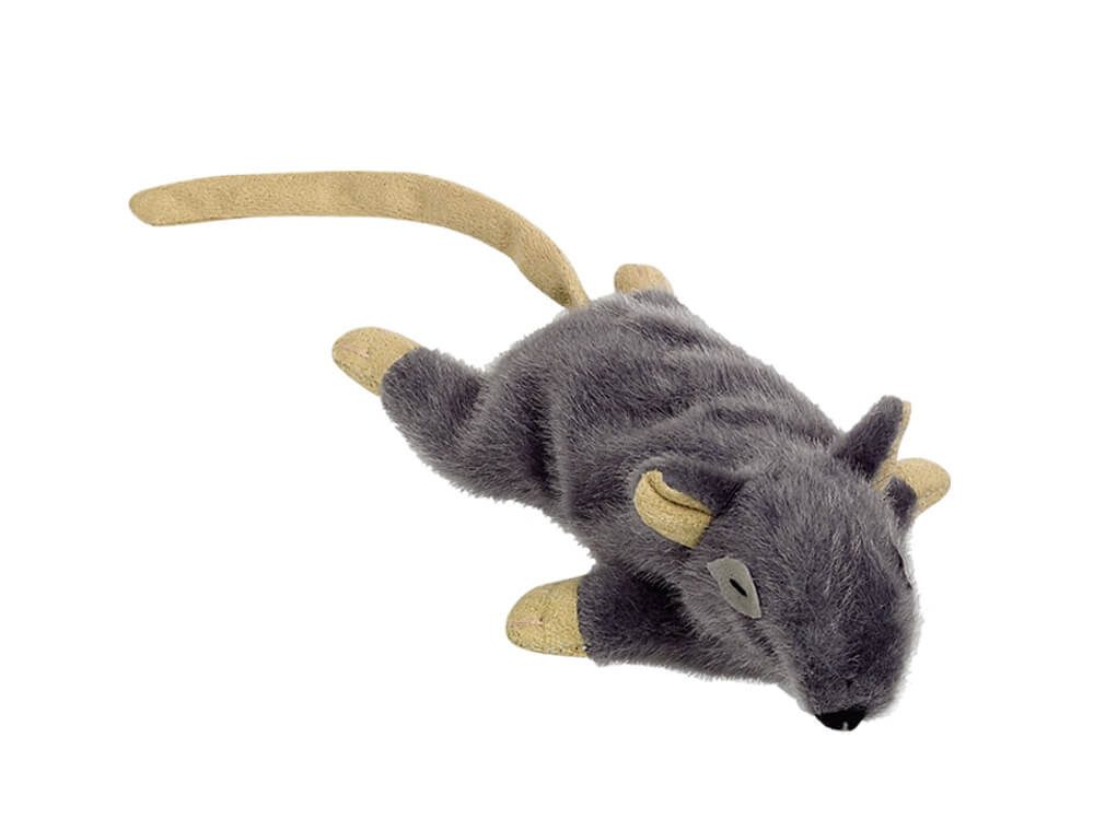 Nobby Tierball Plüsch MAUS, grau, 14,5cm