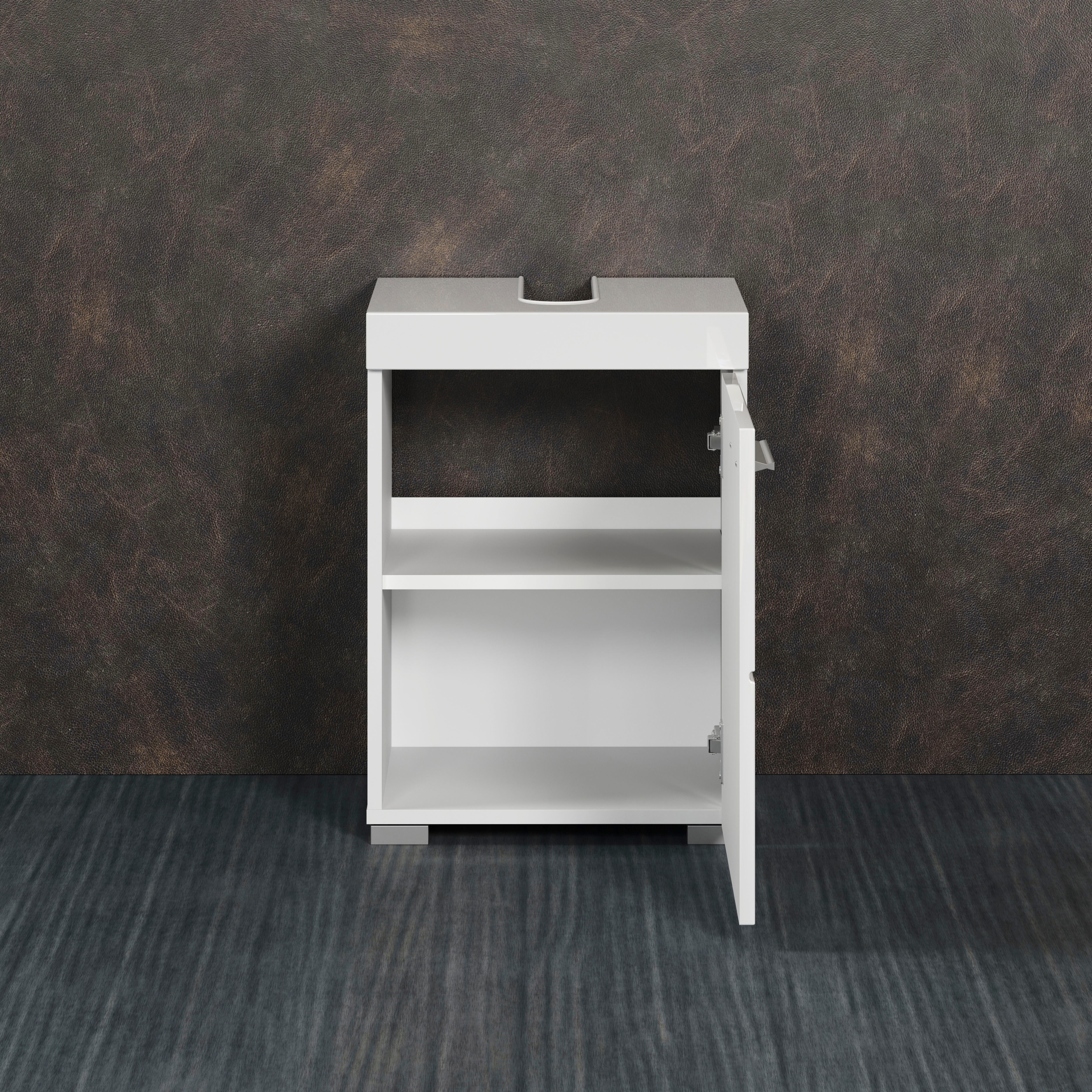 welltime Waschbeckenunterschrank Avena (1-St) Unterschrank mit Tür & Einlegeboden – (B/T/H) 40/34/56 cm – Bild 5 von 5