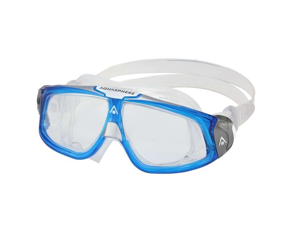 Aquasphere Taucherbrille SEAL 2.0 LIGHT BLUE WHITE LENS CLEAR
