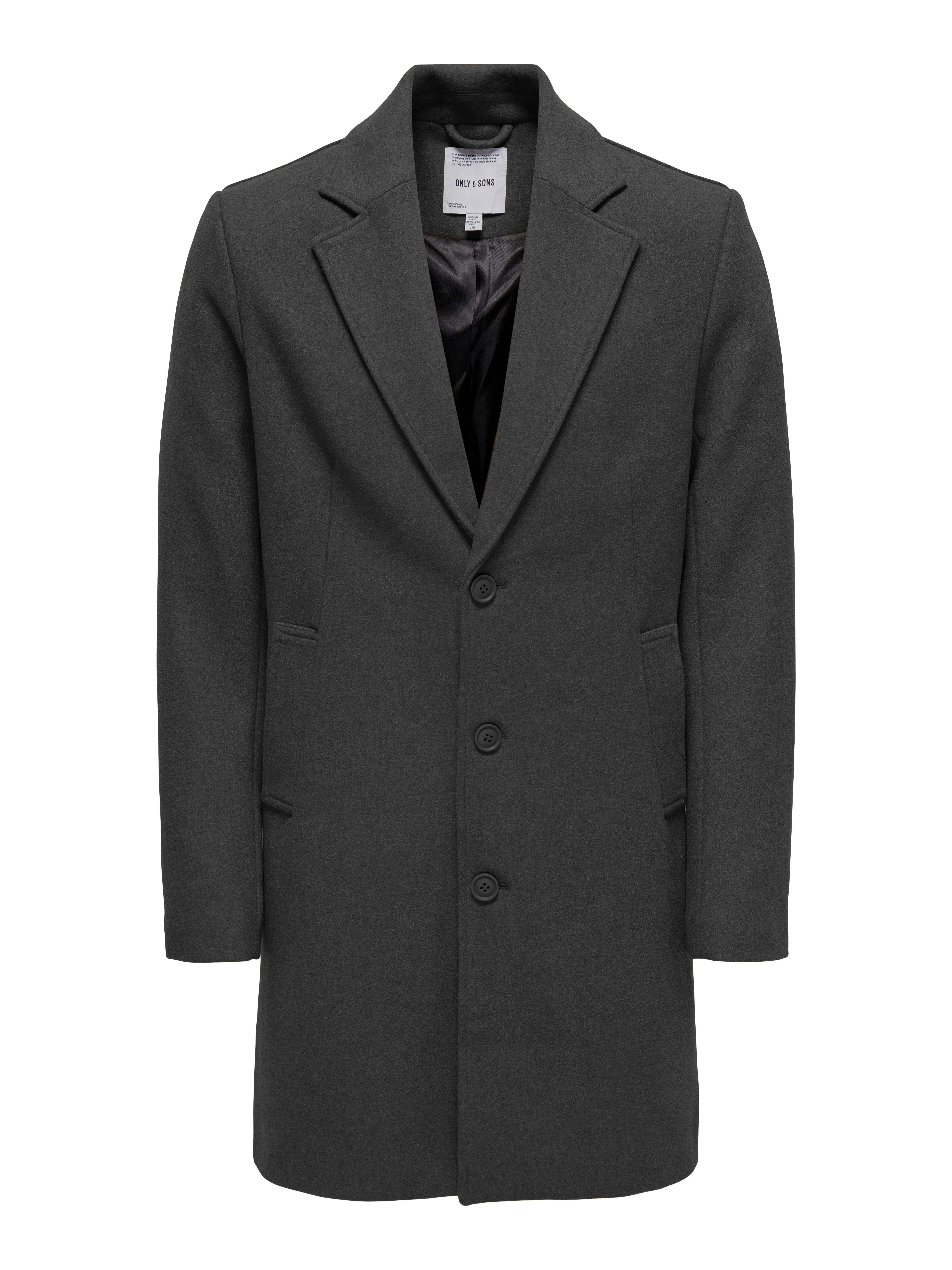 ONLY & SONS Langmantel ONSMATTHEW WOOL COAT OTW NOOS mit Wolle