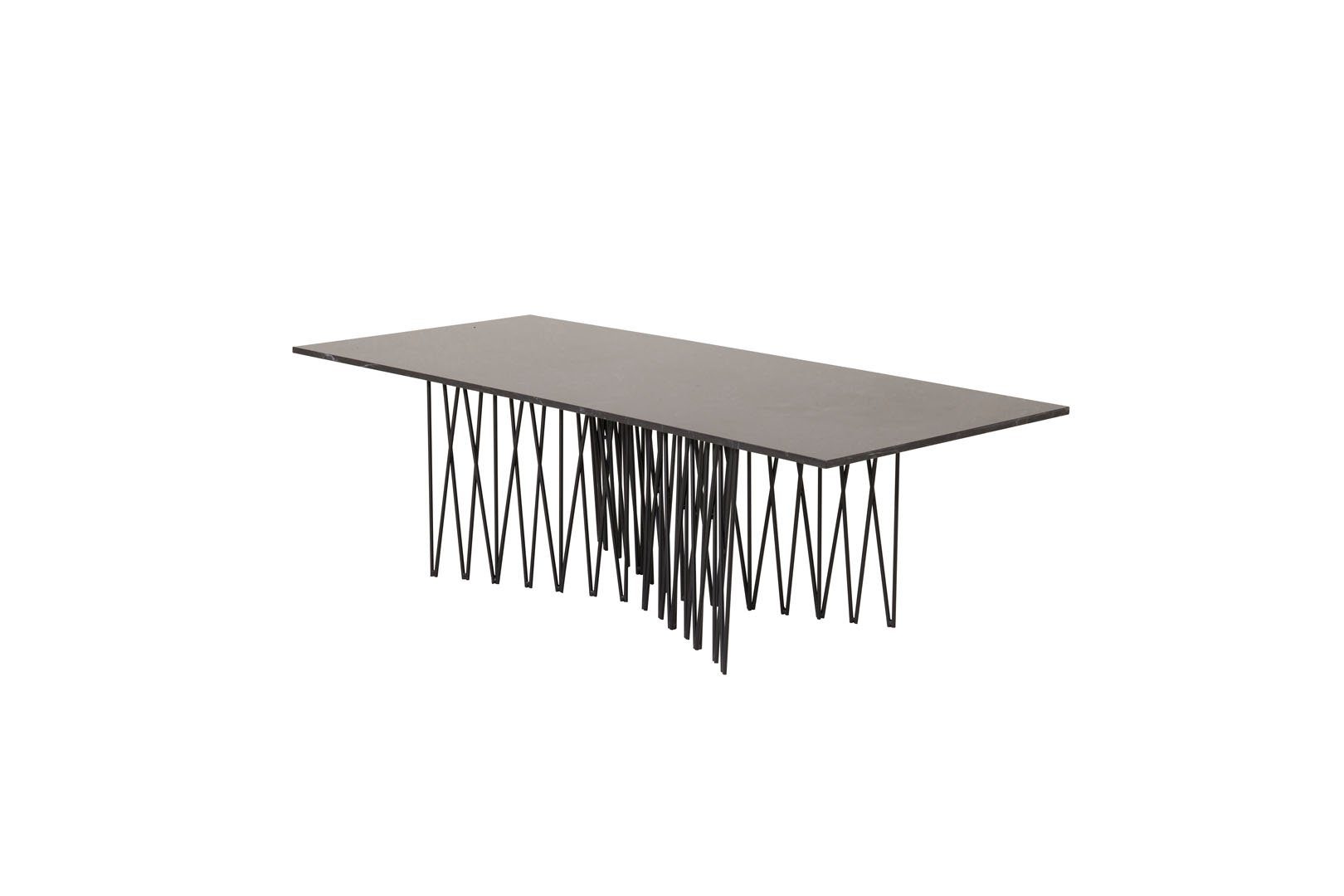 ebuy24 Couchtisch Stone Couchtisch 60x140 cm Glas schwarz Marmor dek