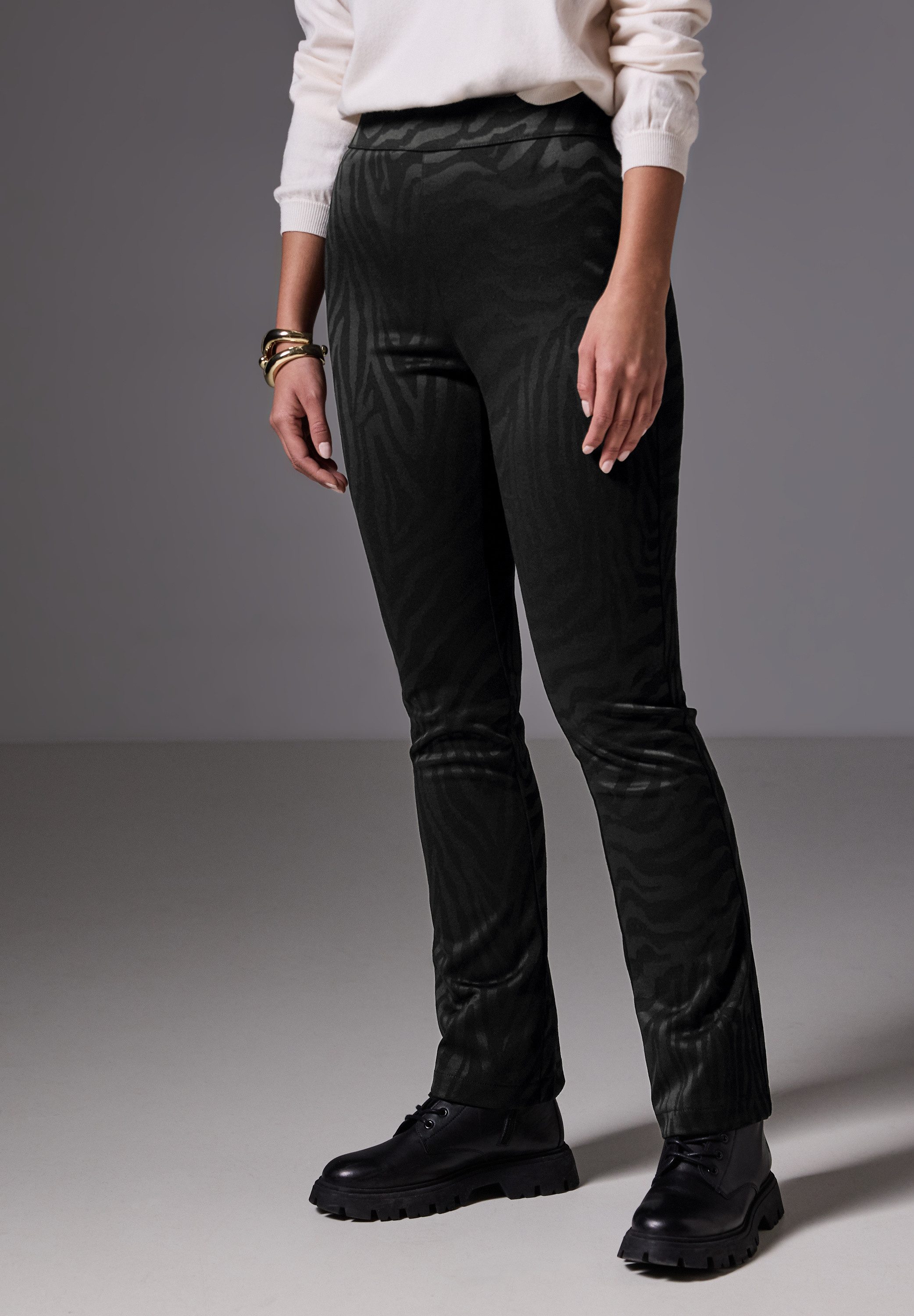 STREET ONE STUDIO Bootcuthose High Waist