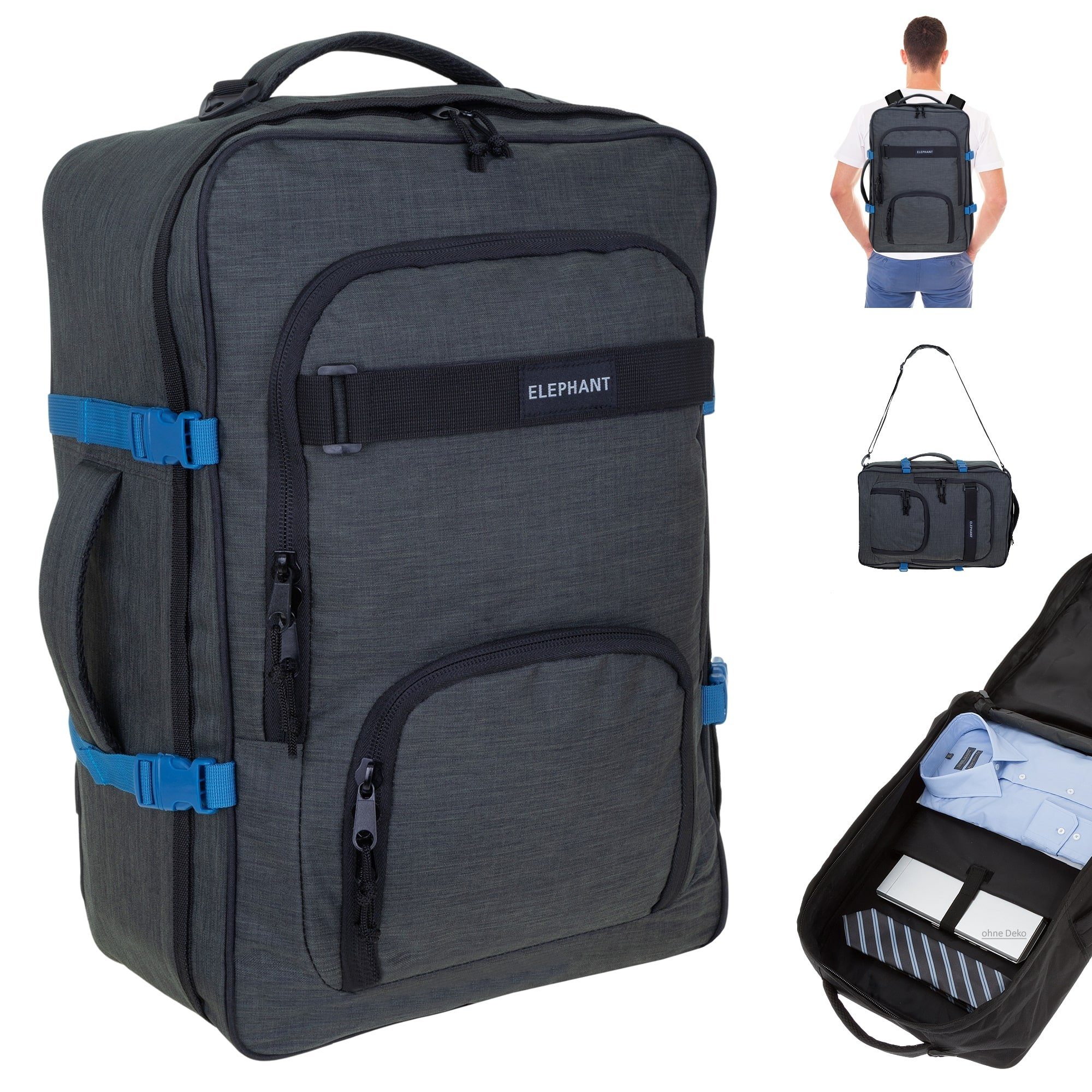 ELEPHANT Reiserucksack Fly Travel Rucksack Handgepäck, Kabinengepäck Handge günstig online kaufen