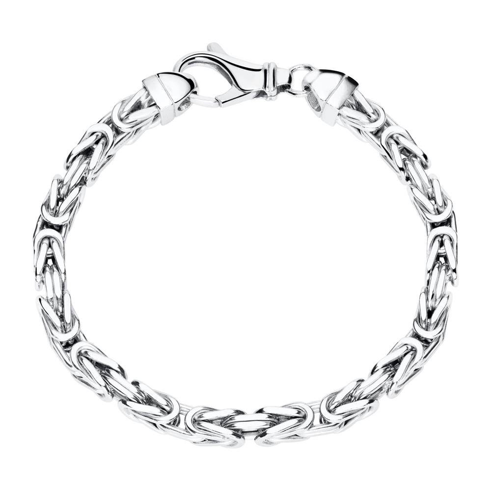 JEWLIX Königsarmband JEWLIX Armband Königskette 925 Silber rhodiniert 5mm H günstig online kaufen