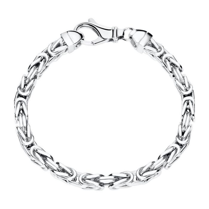 JEWLIX Königsarmband 925er Silber Königsarmband für Herren 5 0 mm