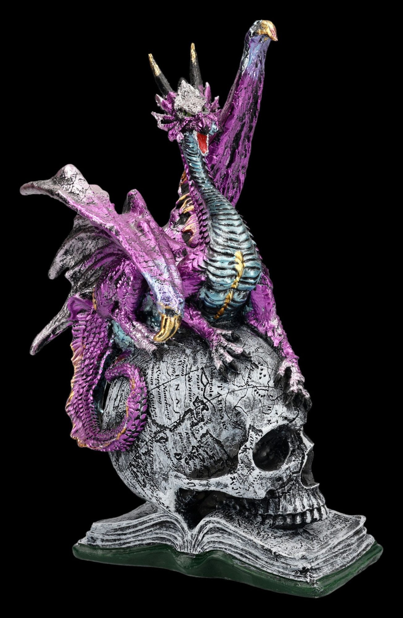 Figuren Shop GmbH Fantasy-Figur Fantasy Drache – Titans Reign Figur Statue Dekofigur 22.5cm Dekoration