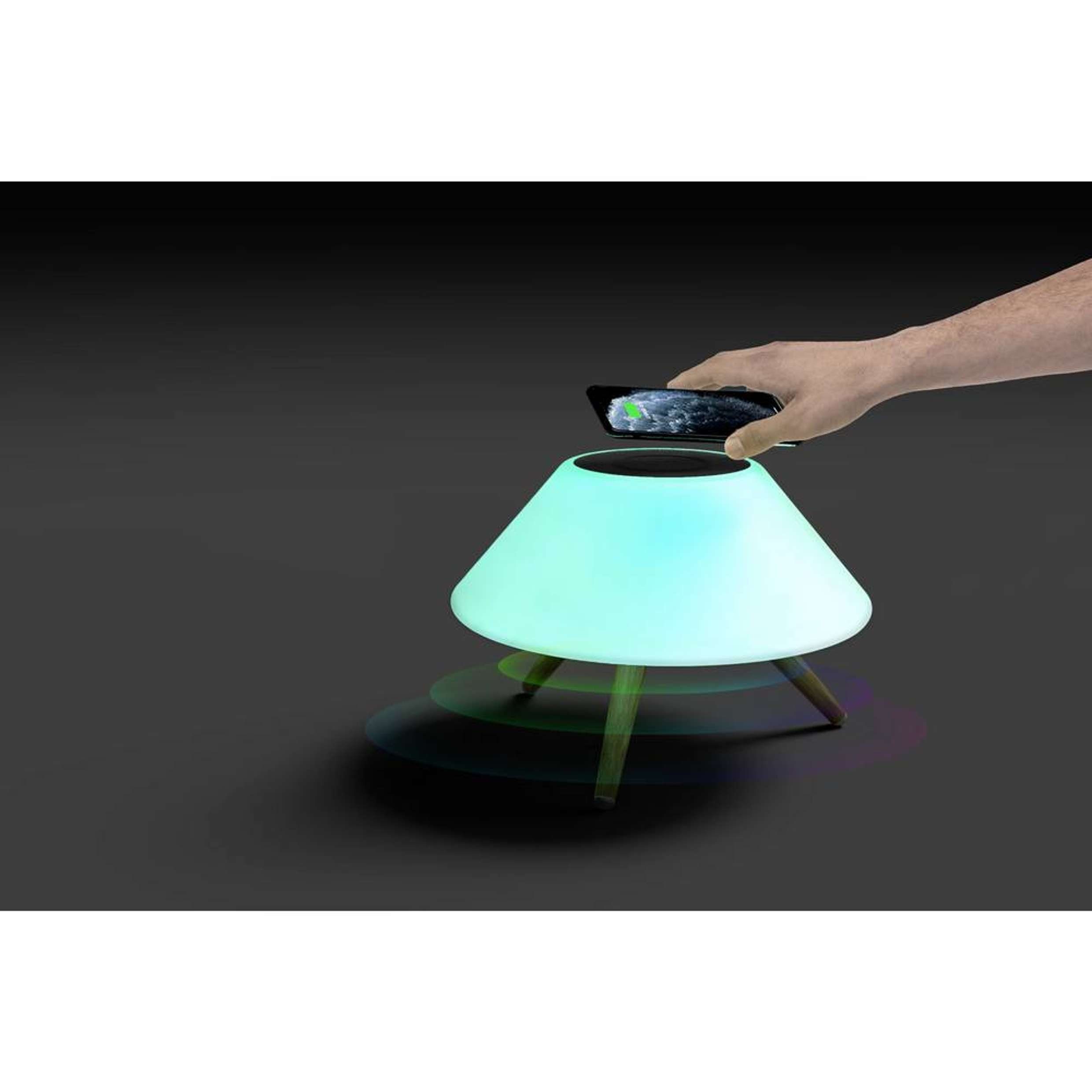 LED-Leuchte, Qi-Ladegerät) (Bluetooth 5.0, Pocket-Speaker NABO Bluetooth-Speaker, XLS2000