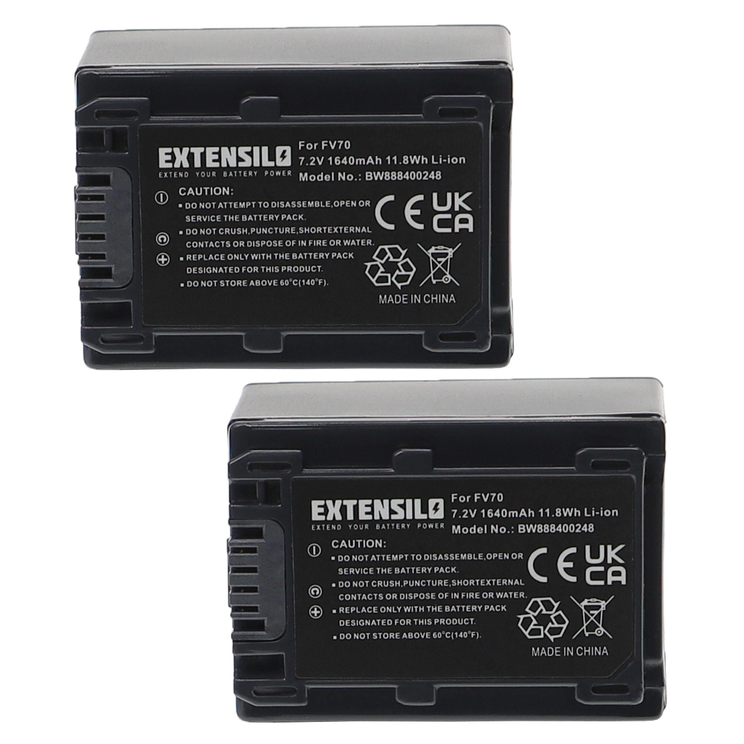 Extensilo Kamera-Akku 1640 mAh