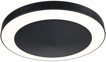 Paulmann Deckenleuchte Circula, LED fest integriert, Warmweiß, Deckenlampe, nickel-matt, 22,5 cm, warmweiß, Deckenleuchte, Lampe