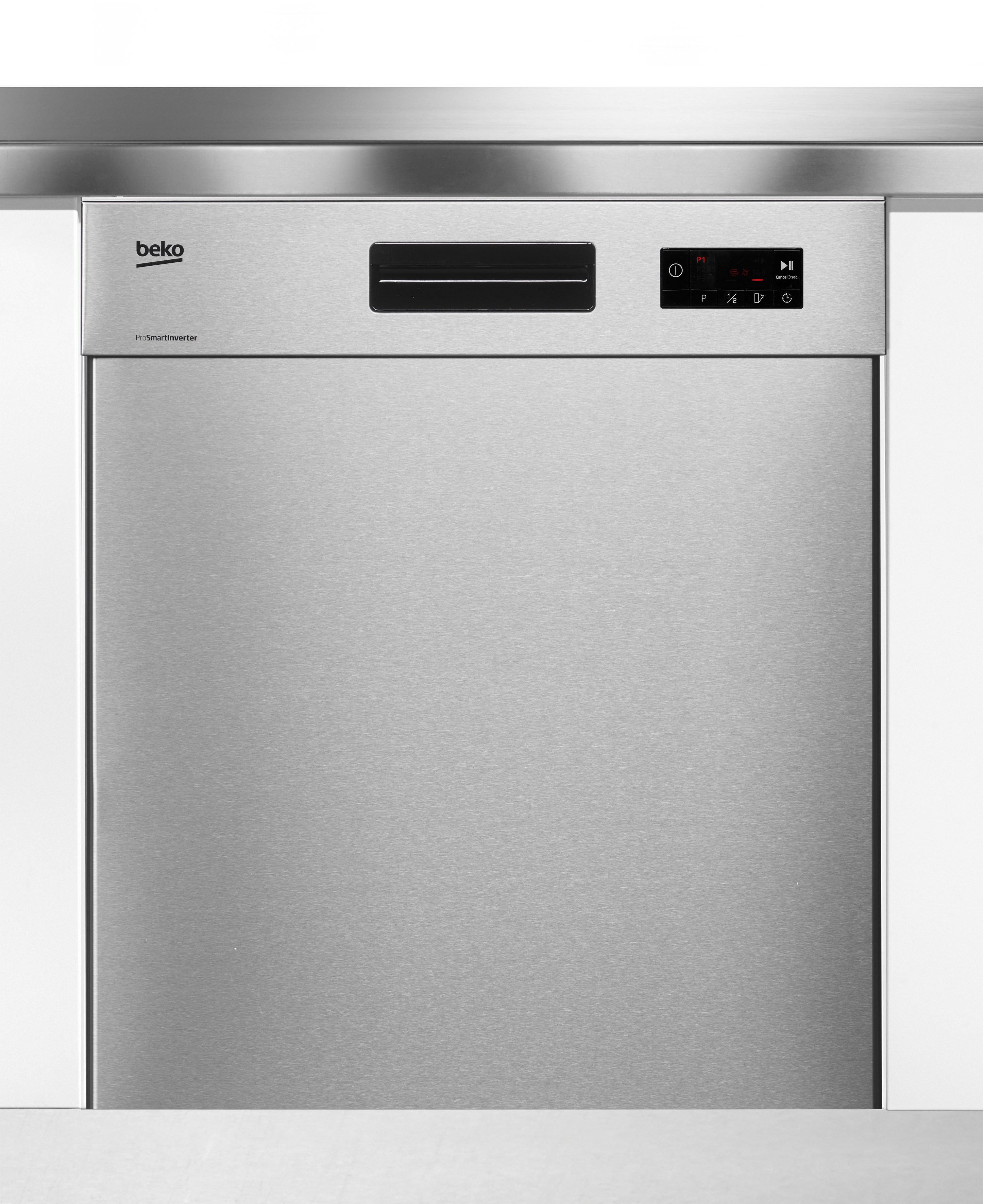 BEKO Unterbaugeschirrspüler BDUN16440X, 14 Maßgedecke, TrayWash – Intensivreinigung für 3 Backbleche in einem Durchgang – Bild 4 von 5