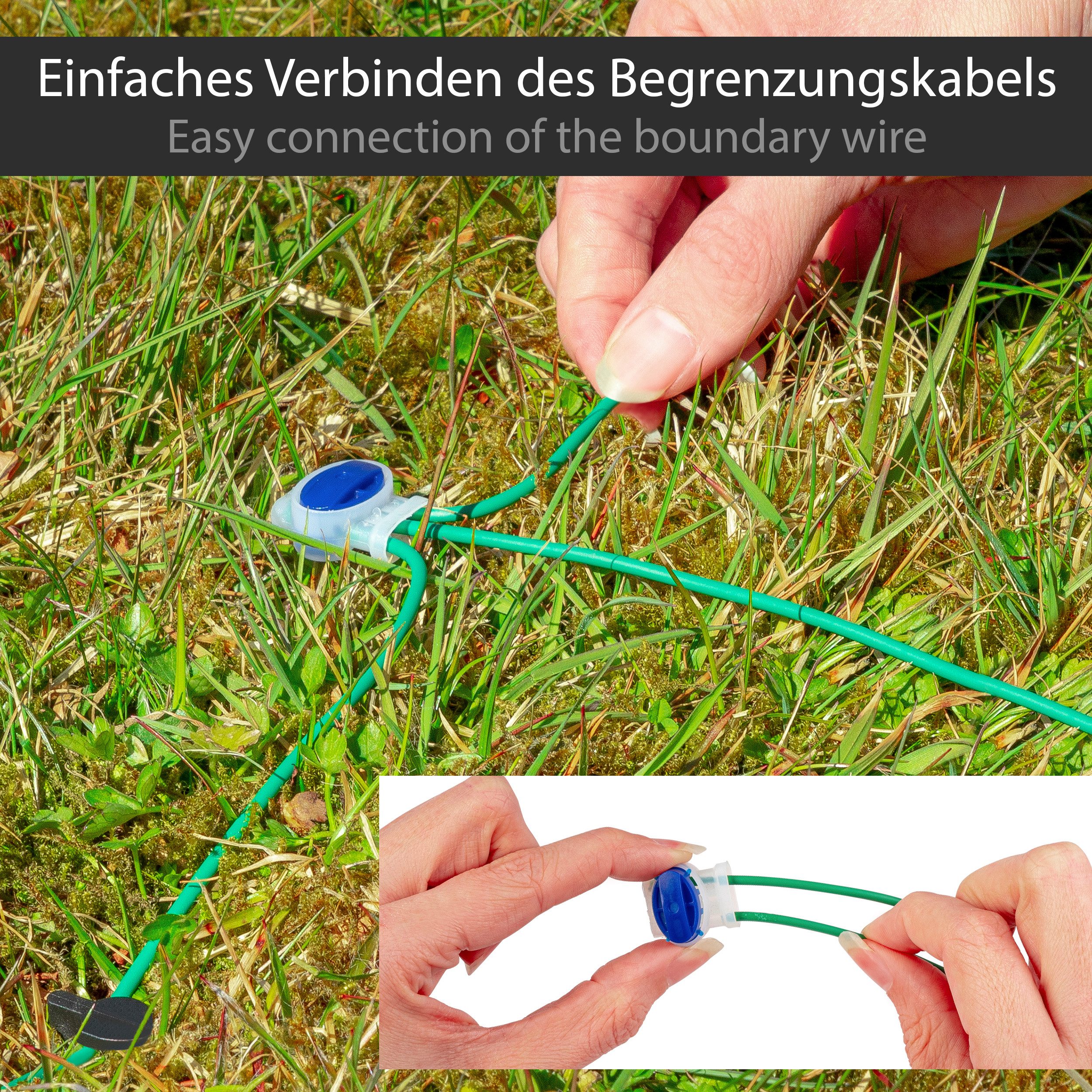 ONVAYA Rasenmähroboter Zubehör Kabelverbinder, Kabelklemmen mit Gel Füllung, Wasserdicht, (40-St)
