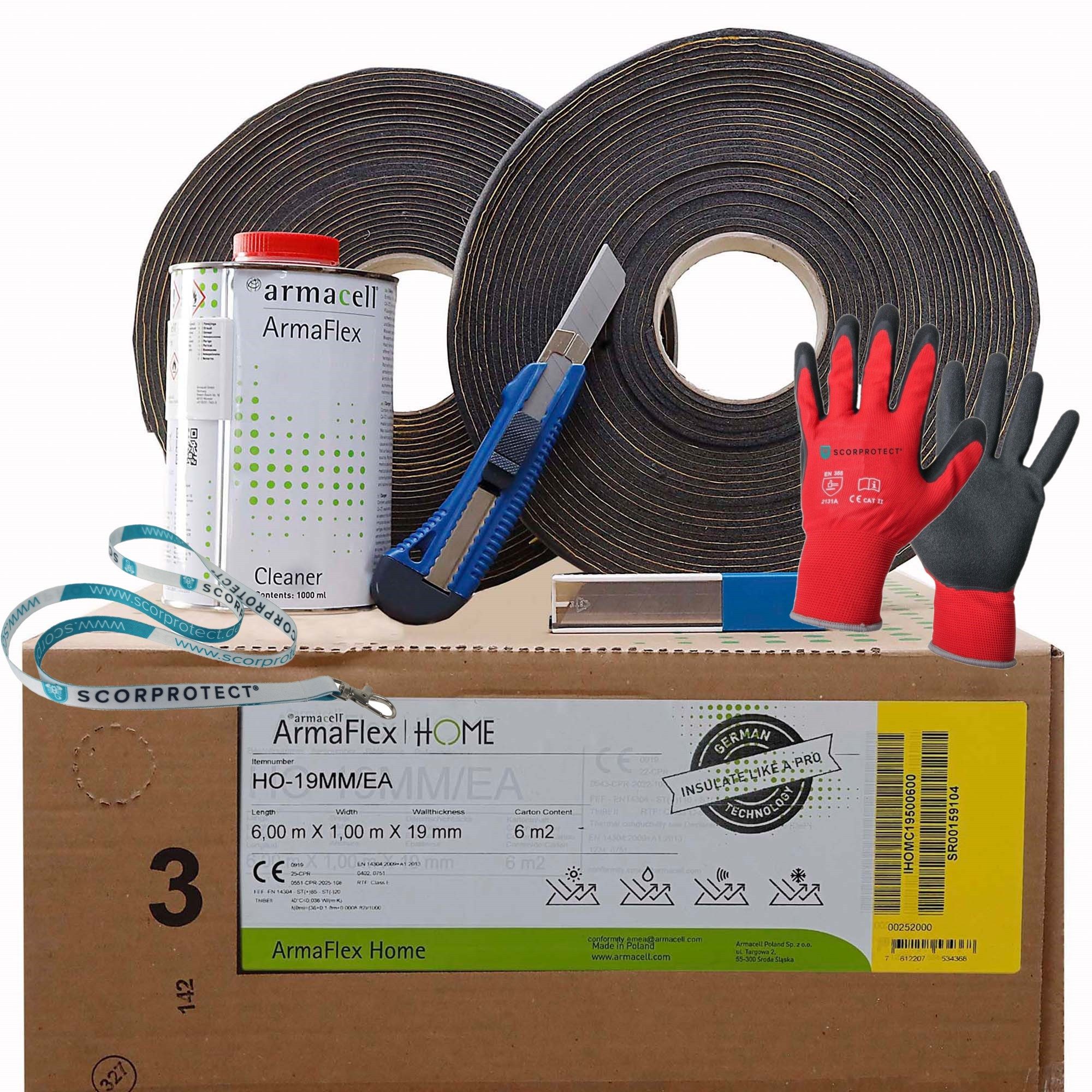 Rollladenkastendämmung original Armaflex Home Armacell Camper-Ausbau-Set 2