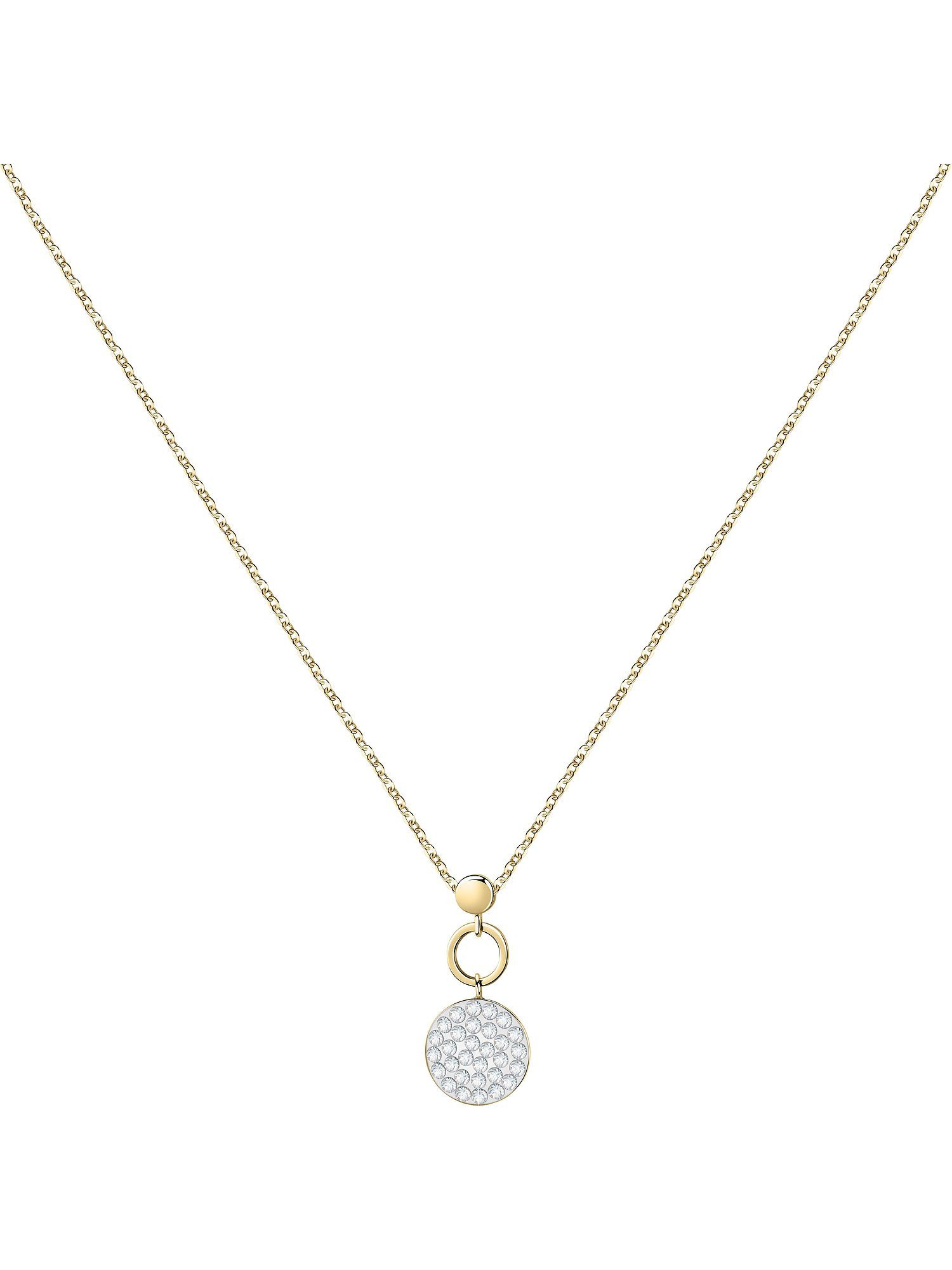 FAVS Collier FAVS Damen-Kette 375er Gelbgold 30 Kristall. € 289,00