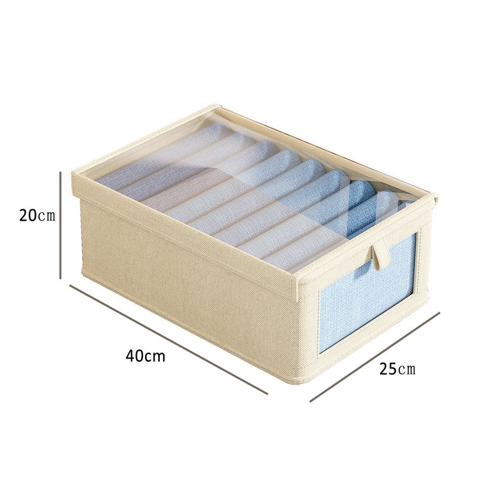 Coonoor Aufbewahrungsbox Faltbare Aufbewahrungsbox, Mit transparentem günstig online kaufen