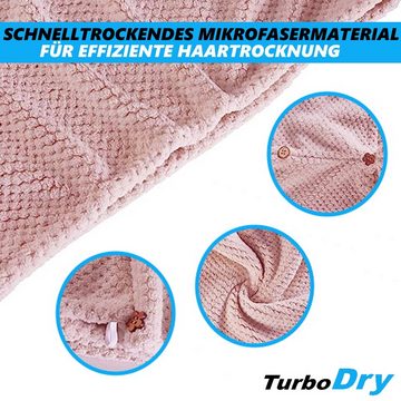 MAVURA Turban-Handtuch TurboDry Haarturban Turban Handtuch Kopfhandtuch Mikrofaser, Haarhandtuch schnelltrocknend Haartrockentuch [2 Stück]