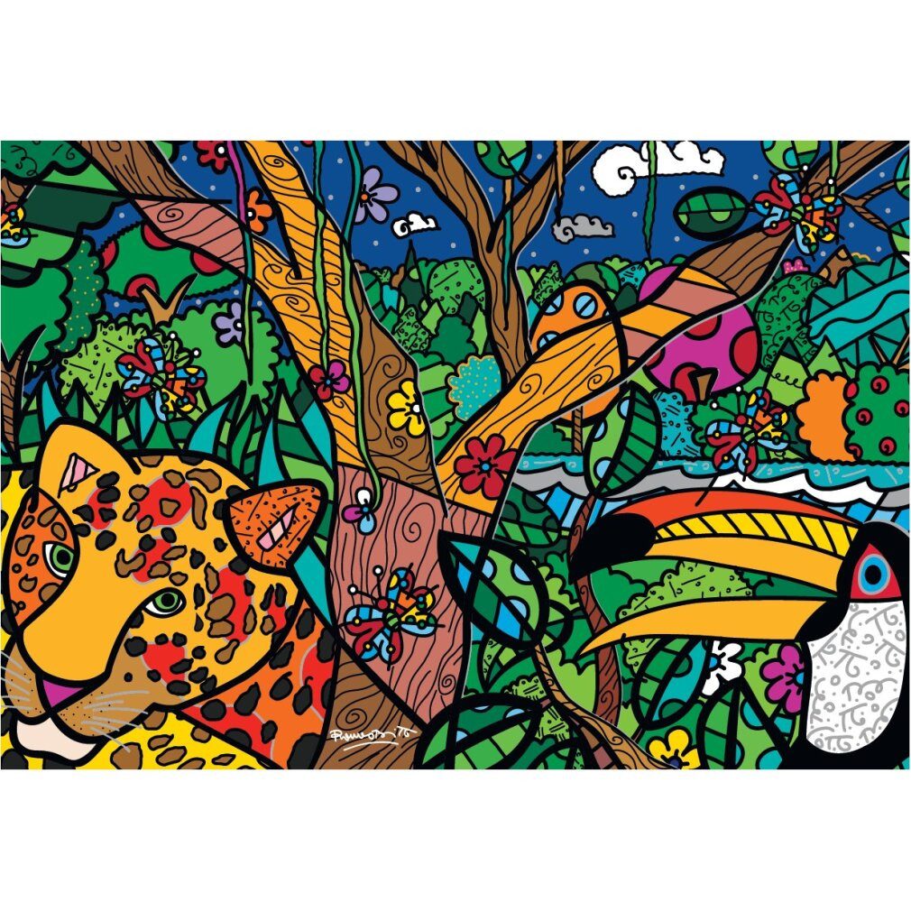 BLUEBIRD Puzzle BLUEBIRD Puzzle Amazonien 1000 Teile, Puzzleteile