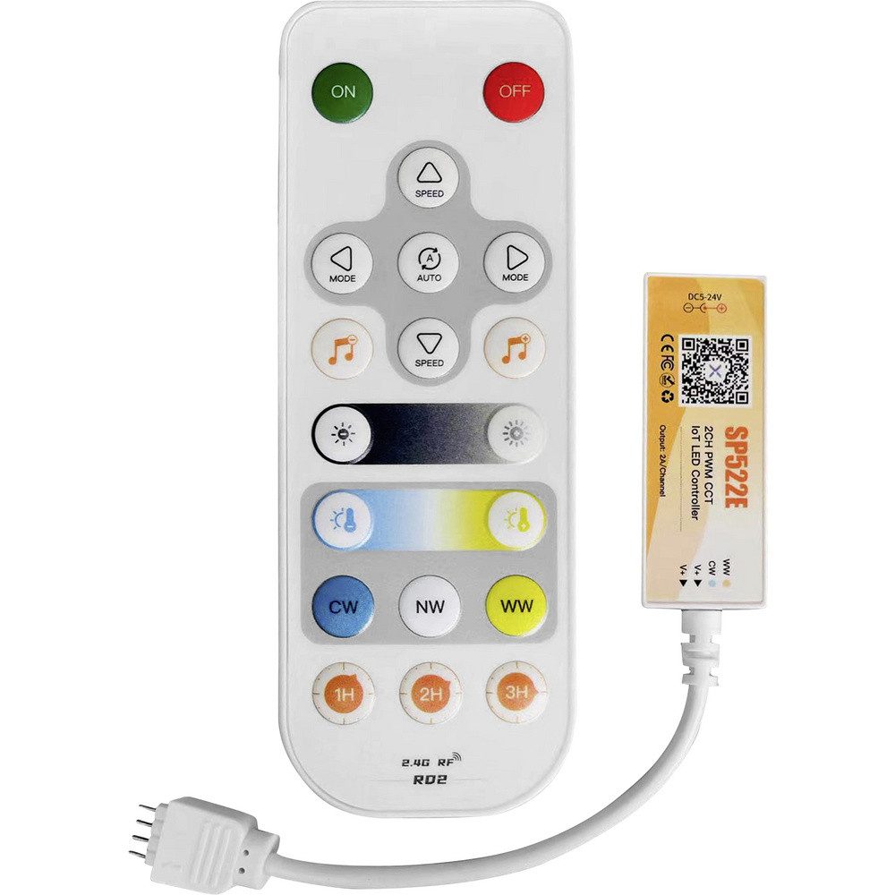 V-TAC LED Lichtleiste V-TAC 24173 LED-WLAN-Controller (L x B x H) 56 x 21 x 12 mm 1