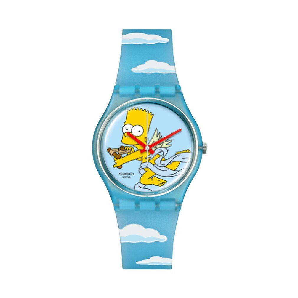 Swatch Luxusuhr Die Simpsons Engel Bart SO28Z115
