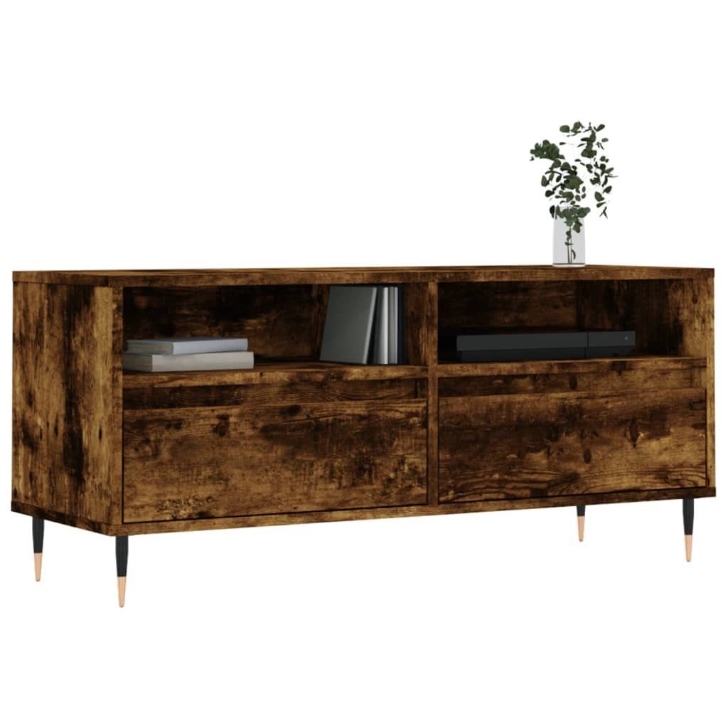 vidaXL TV-Schrank TV-Schrank Räuchereiche 100x34,5x44,5 cm günstig online kaufen