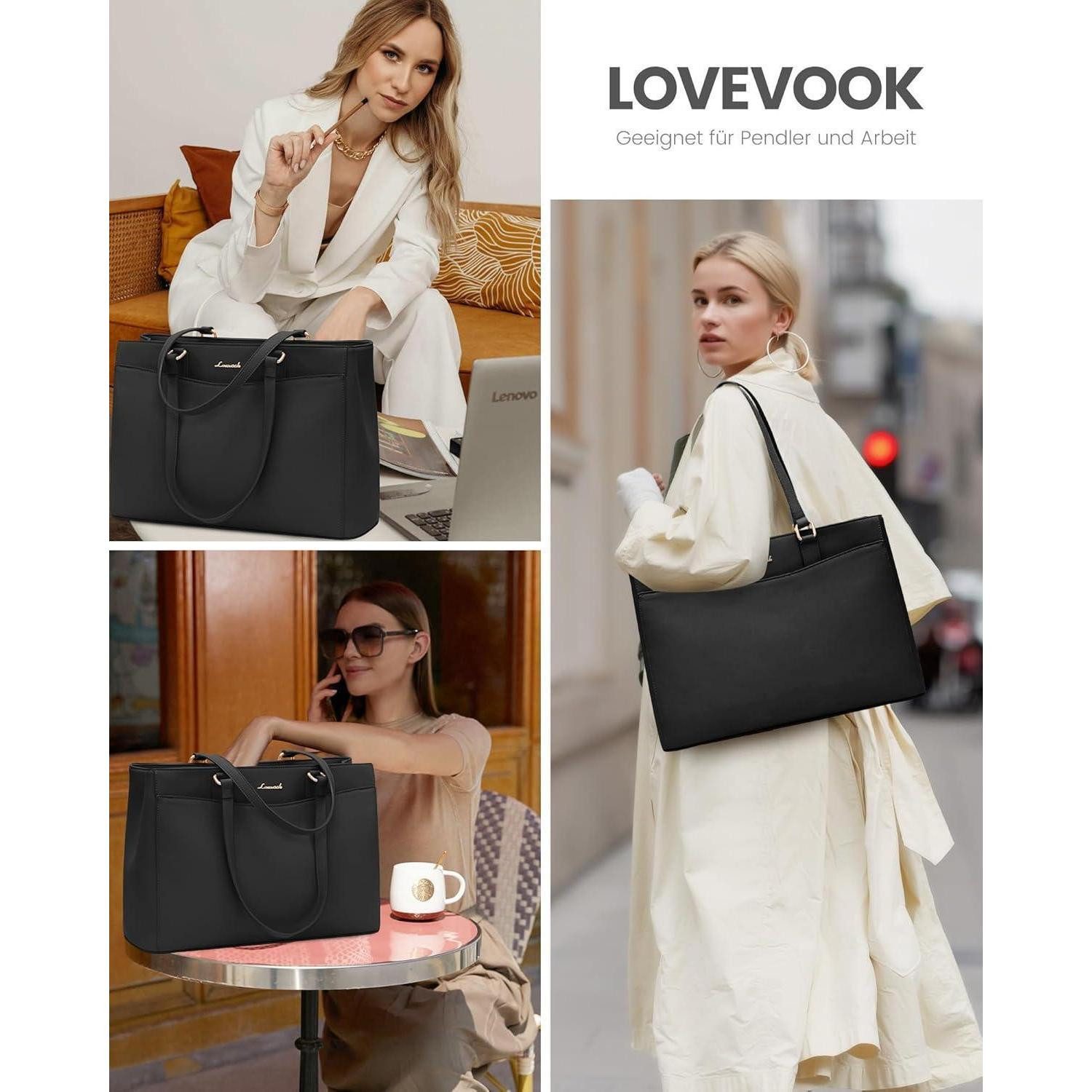 LuxusKollektion Laptoptasche Laptoptasche Damen Aktentasche Schultertasche günstig online kaufen