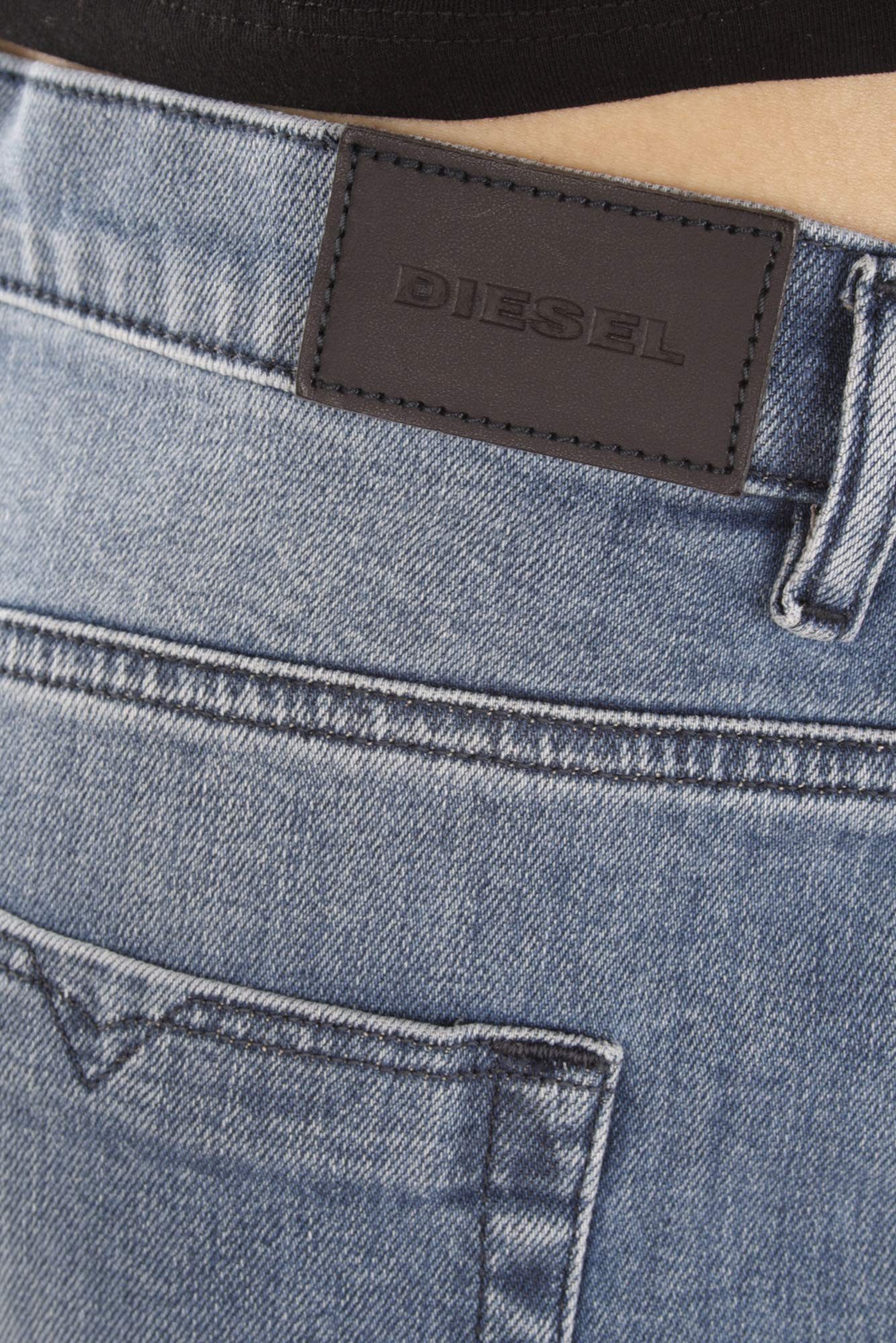 Diesel Straight-Jeans Diesel Niclah R0258 Damen Jeans Regular Straight