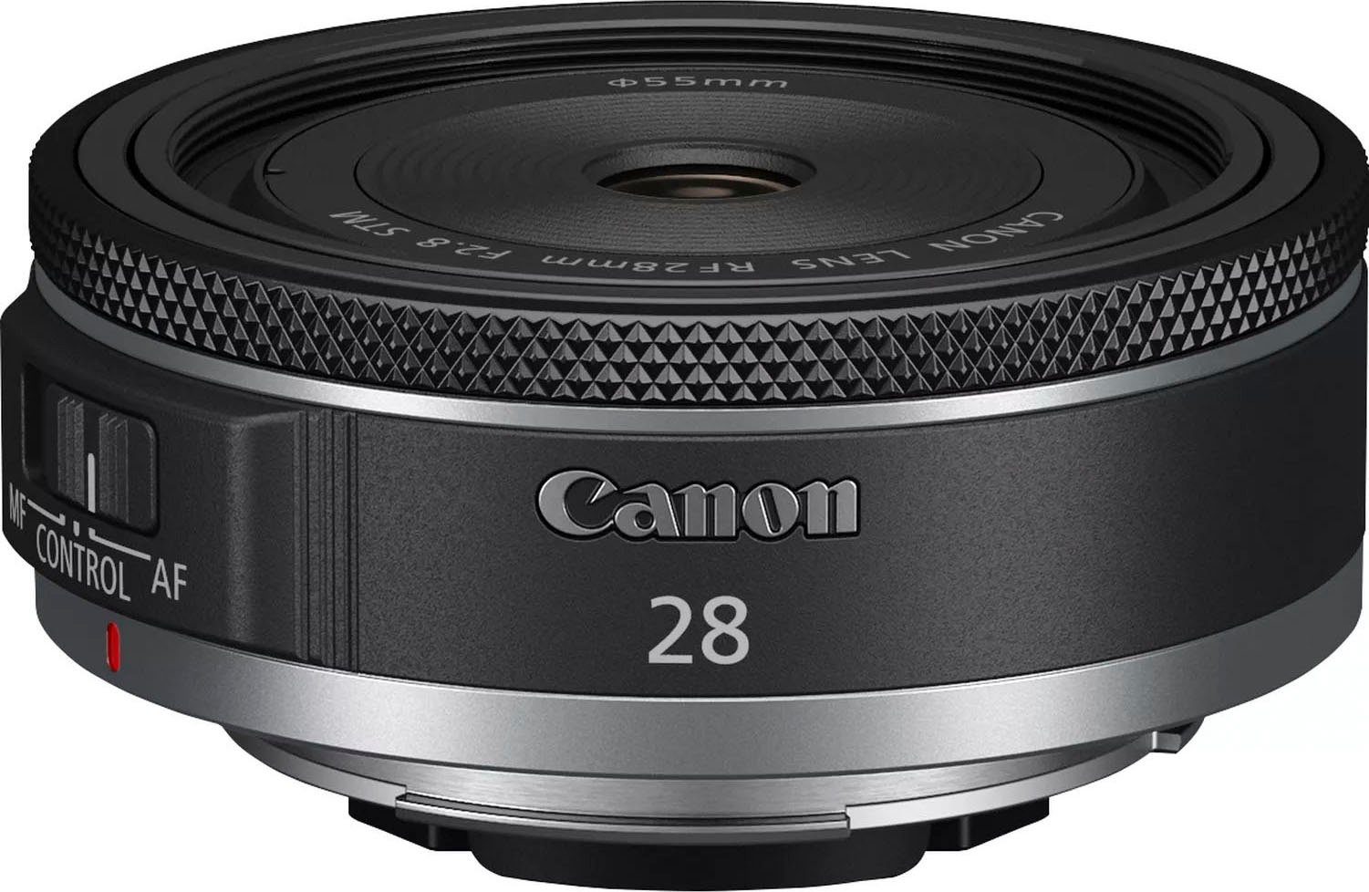 Canon RF 28mm F2.8 STM schwarz Objektiv, (Passend für Canon EOS R System Kameras (z.B. EOS RP, R8)
