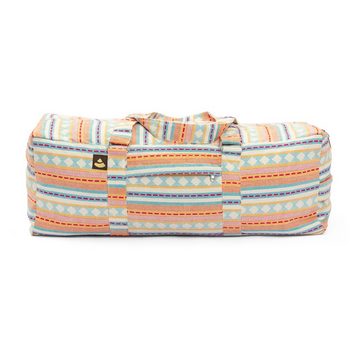 bodhi Yogatasche Yoga Kit Bag, ETHNO Collection, apricot-hellblau gemustert