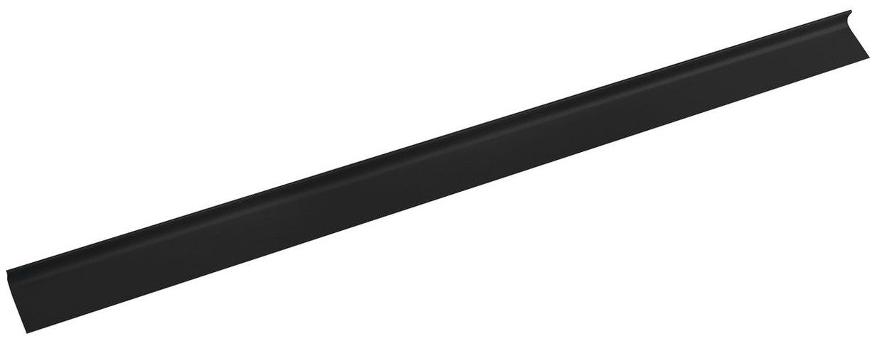 Sapho Zierleiste CHANEL Schubladen-Dekorleiste "J" 1364x70x25mm, schwarz matt, Aluminium, Sapho-CH141