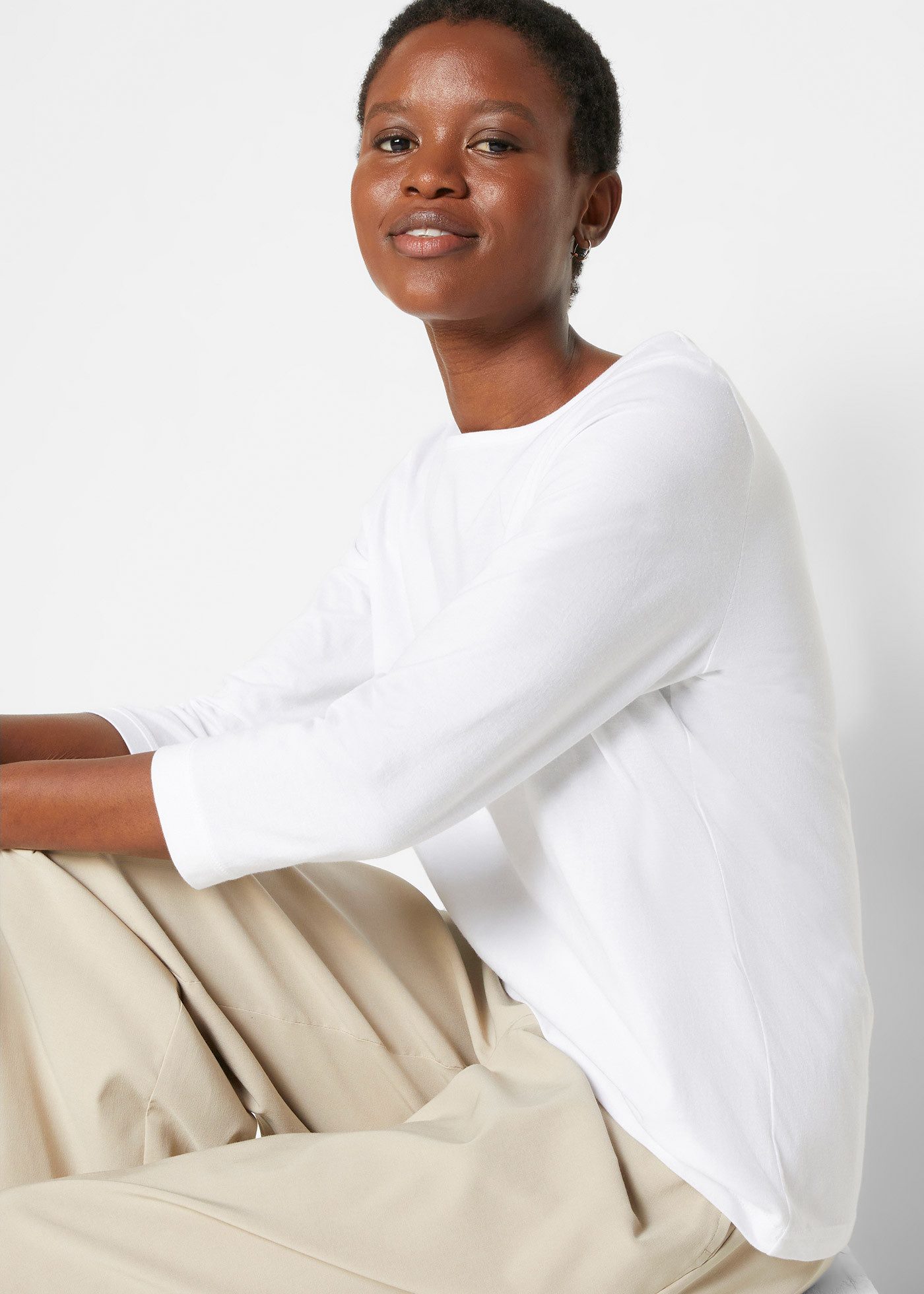 bonprix T-Shirt (Packung, 5-tlg., 5) im 5er Pack, mit 3/4-Arm und Rundhalsa günstig online kaufen