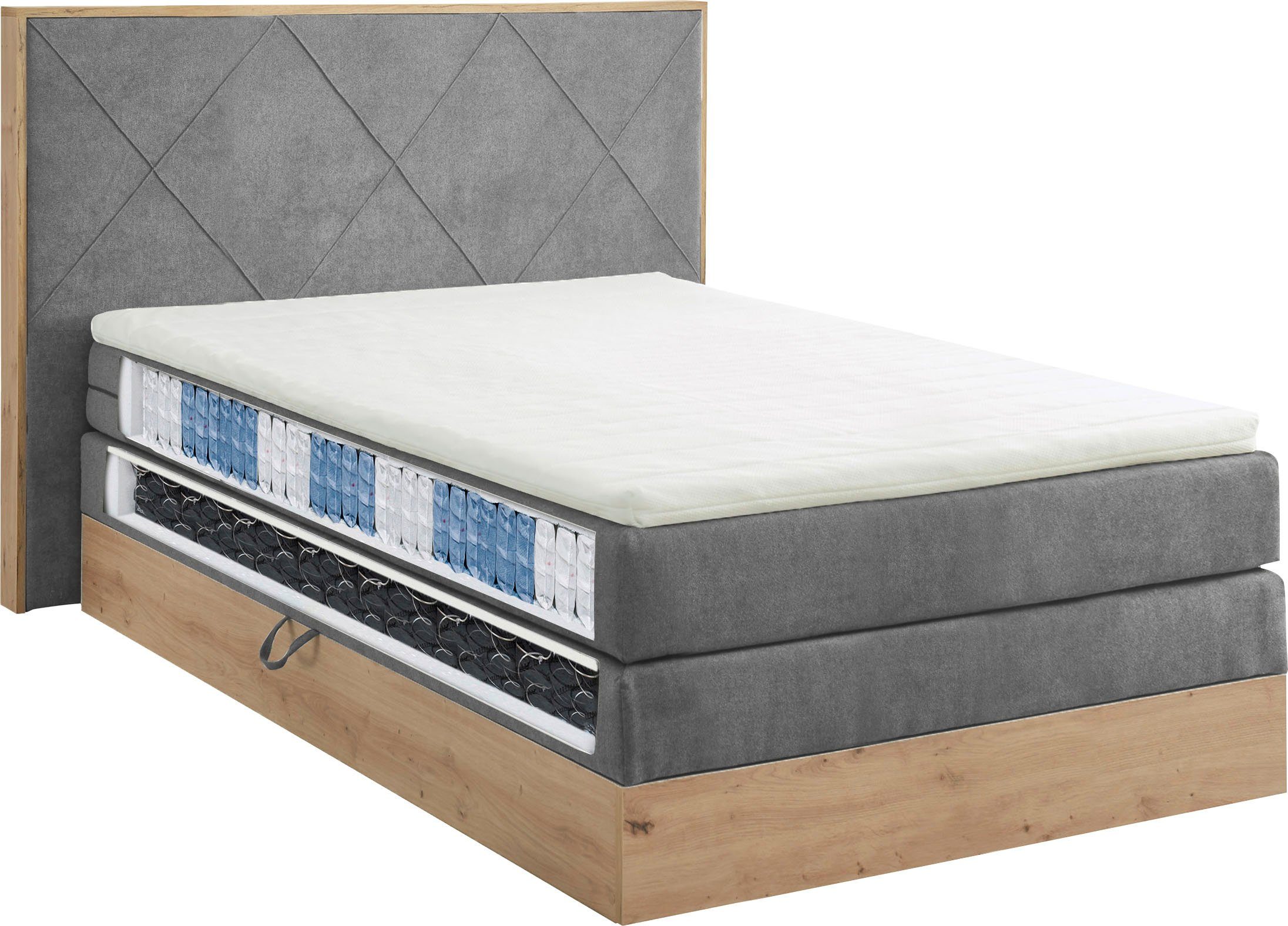 ED EXCITING DESIGN Boxspringbett Bellevue, inkl. günstig online kaufen
