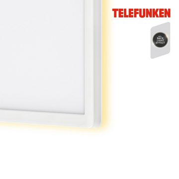 Telefunken LED Außen-Wandleuchte 313506TF, 0, LED fest verbaut, Neutralweiß, Wand Außenleuchte IP44 4000K 15W Backlight 25x25cm