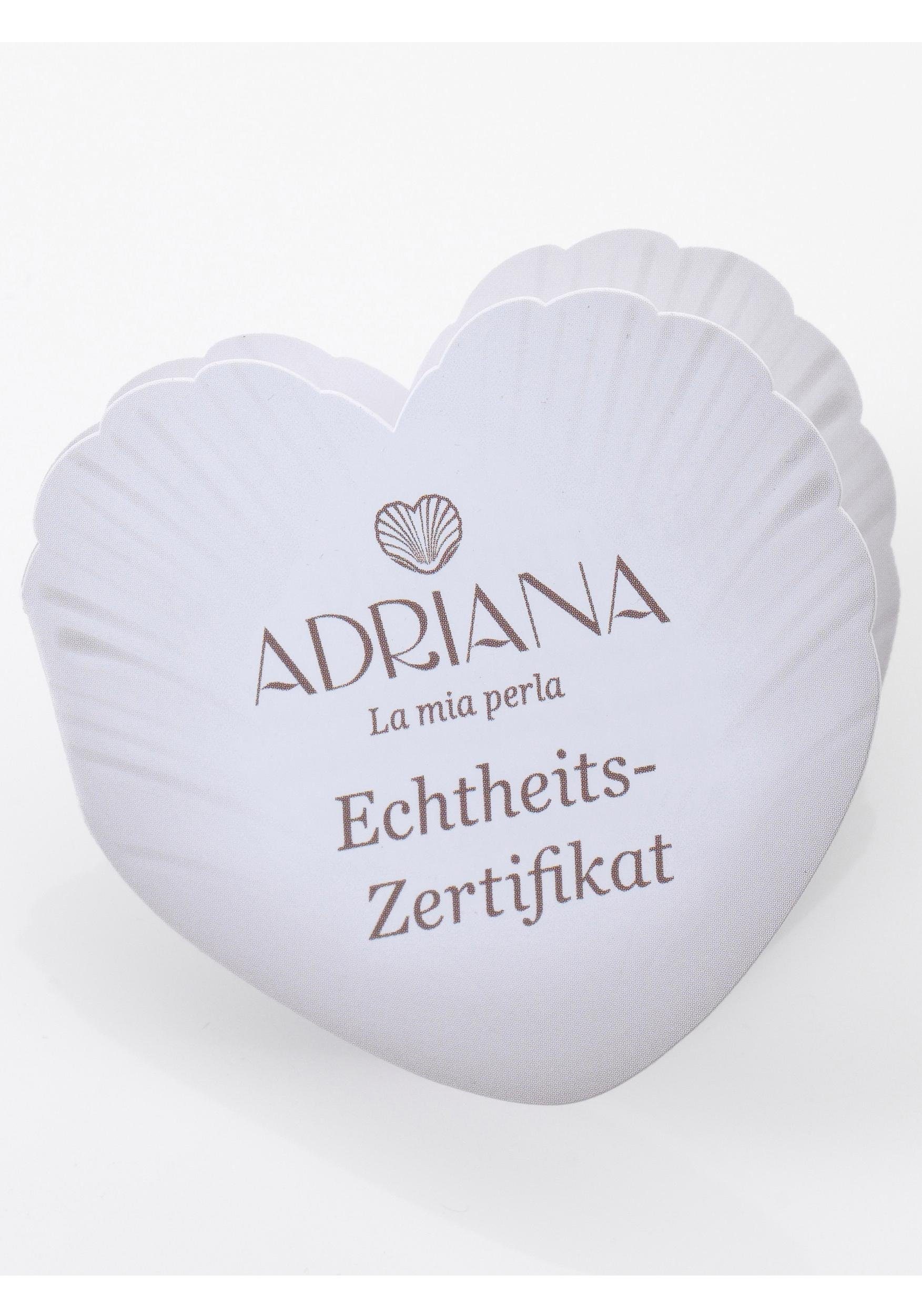 Adriana mit R78, in Germany Silberarmband Herz, Süßwasserzuchtperlen, Made