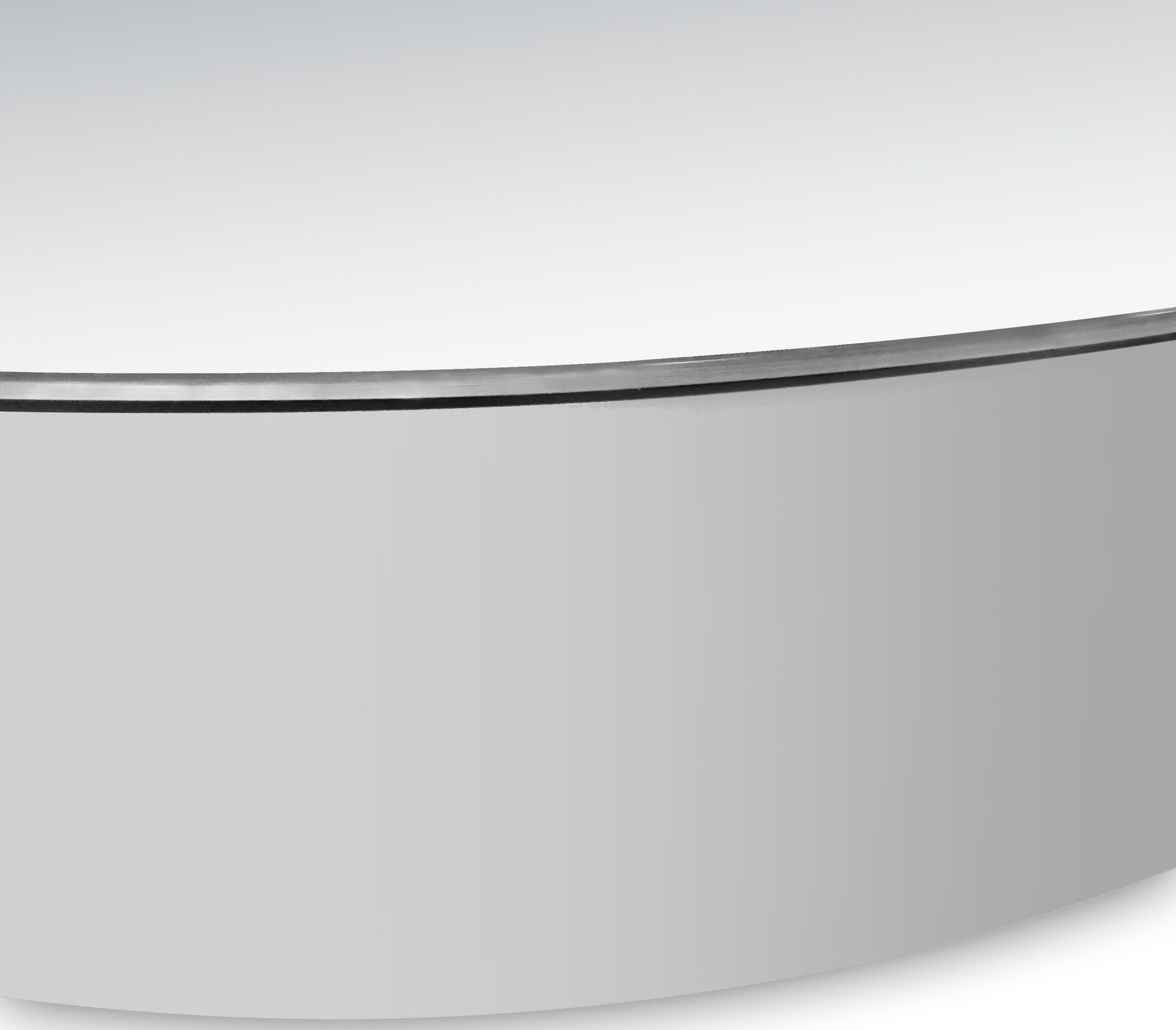 aus Ø: Badezimmerspiegelschrank und Talos 60 Echtglas, cm, Aluminium IP24
