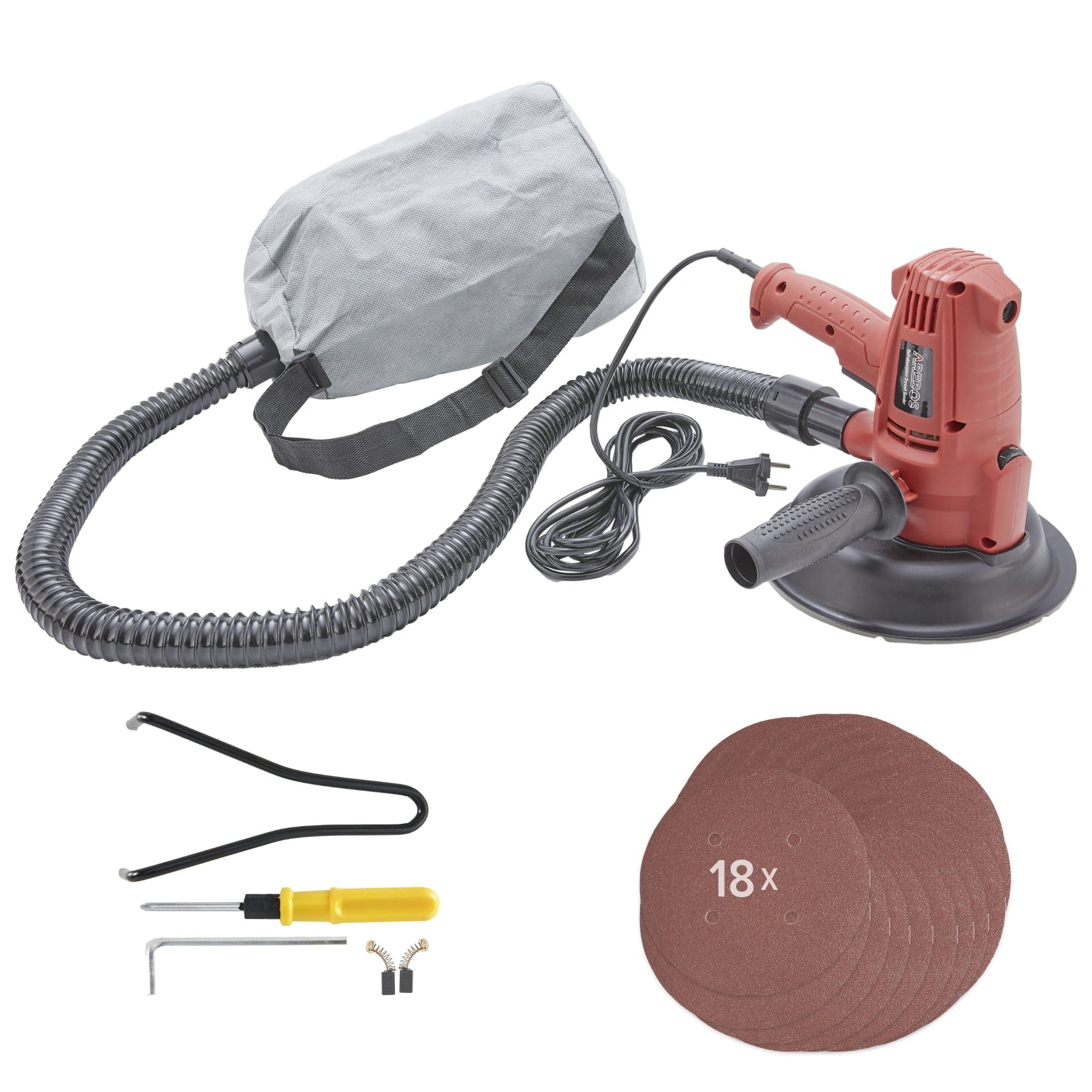 Arebos Deckenschleifer 710W, mit Absaugung, 18x Schleifpapier, max. 1500,00 günstig online kaufen