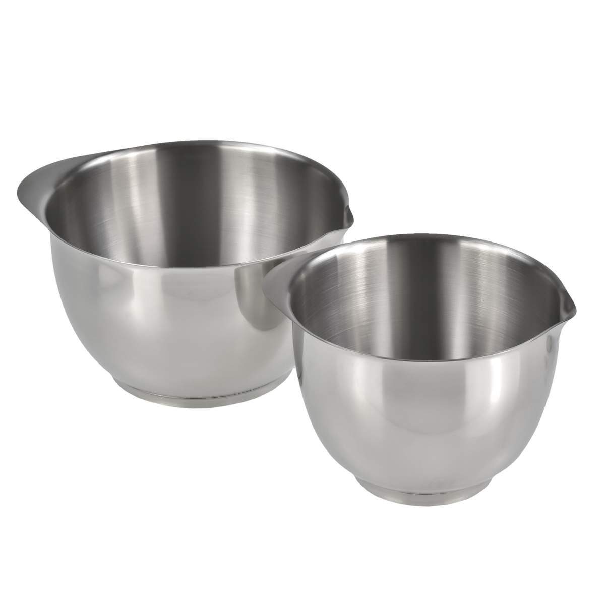 ROSTI Rührschüssel Margrethe, Edelstahl, (Spar-Set, 2-tlg), 2 Миски aus Edelstahl im Set, 1.5 und 3.0 Liter
