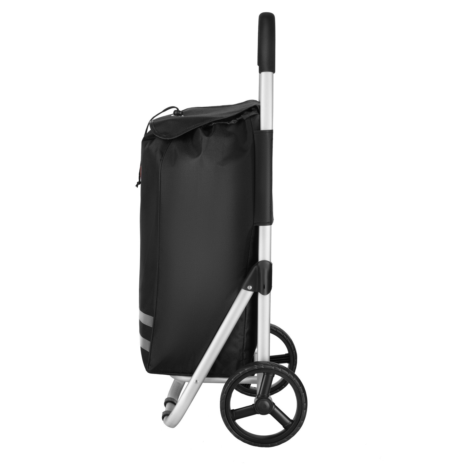 NILS CAMP Einkaufstrolley Einkaufsroller Rollwagen Klappwagen, 45.0 l, faltbar, Thermofach, 45 L, Alurahmen, 30 kg