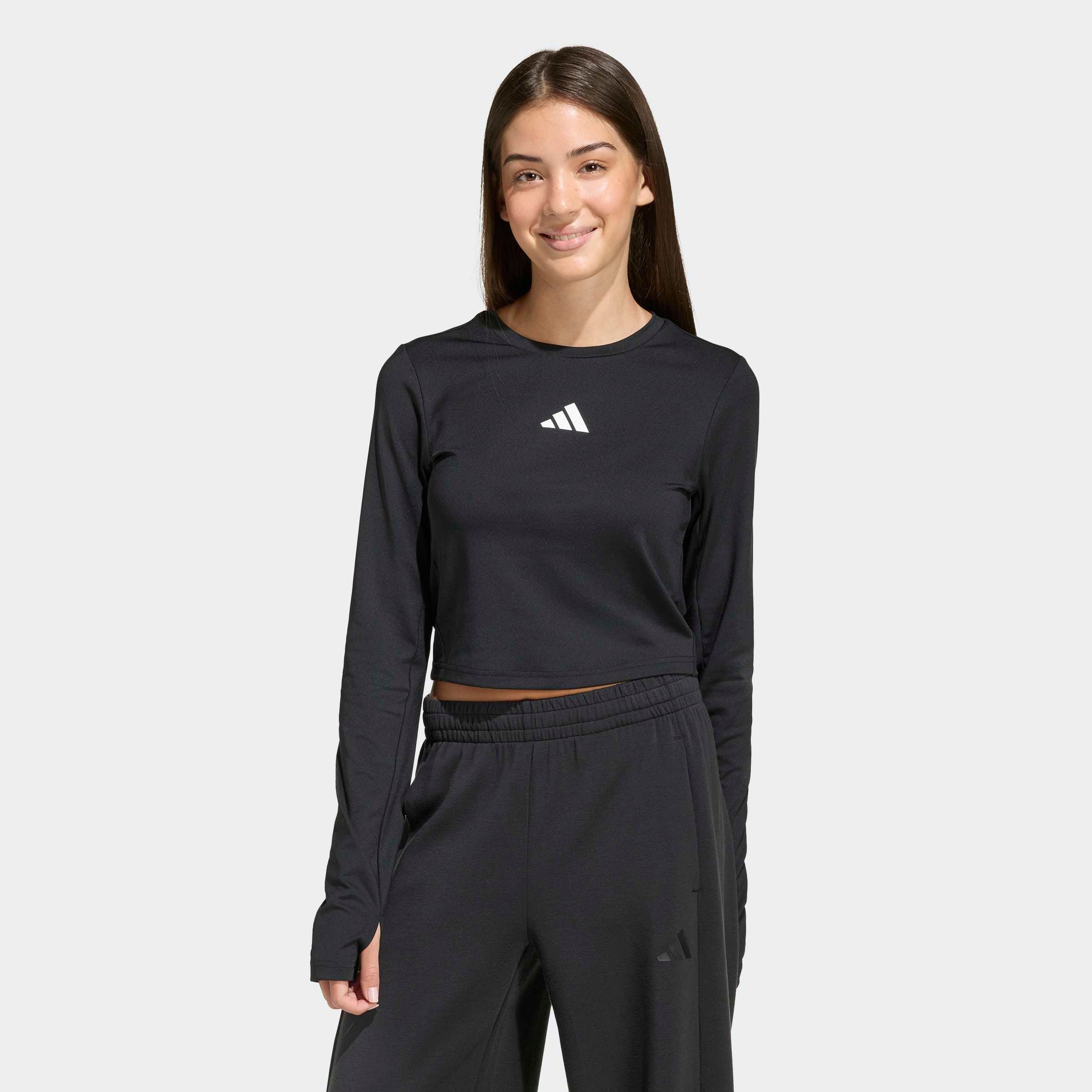 adidas Sportswear Funktionsshirt JG TF CROP LS